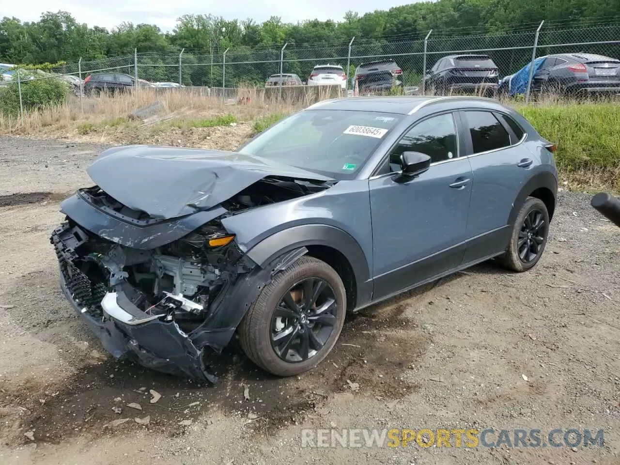 1 Photograph of a damaged car 3MVDMBCMXSM800738 MAZDA CX30 2025