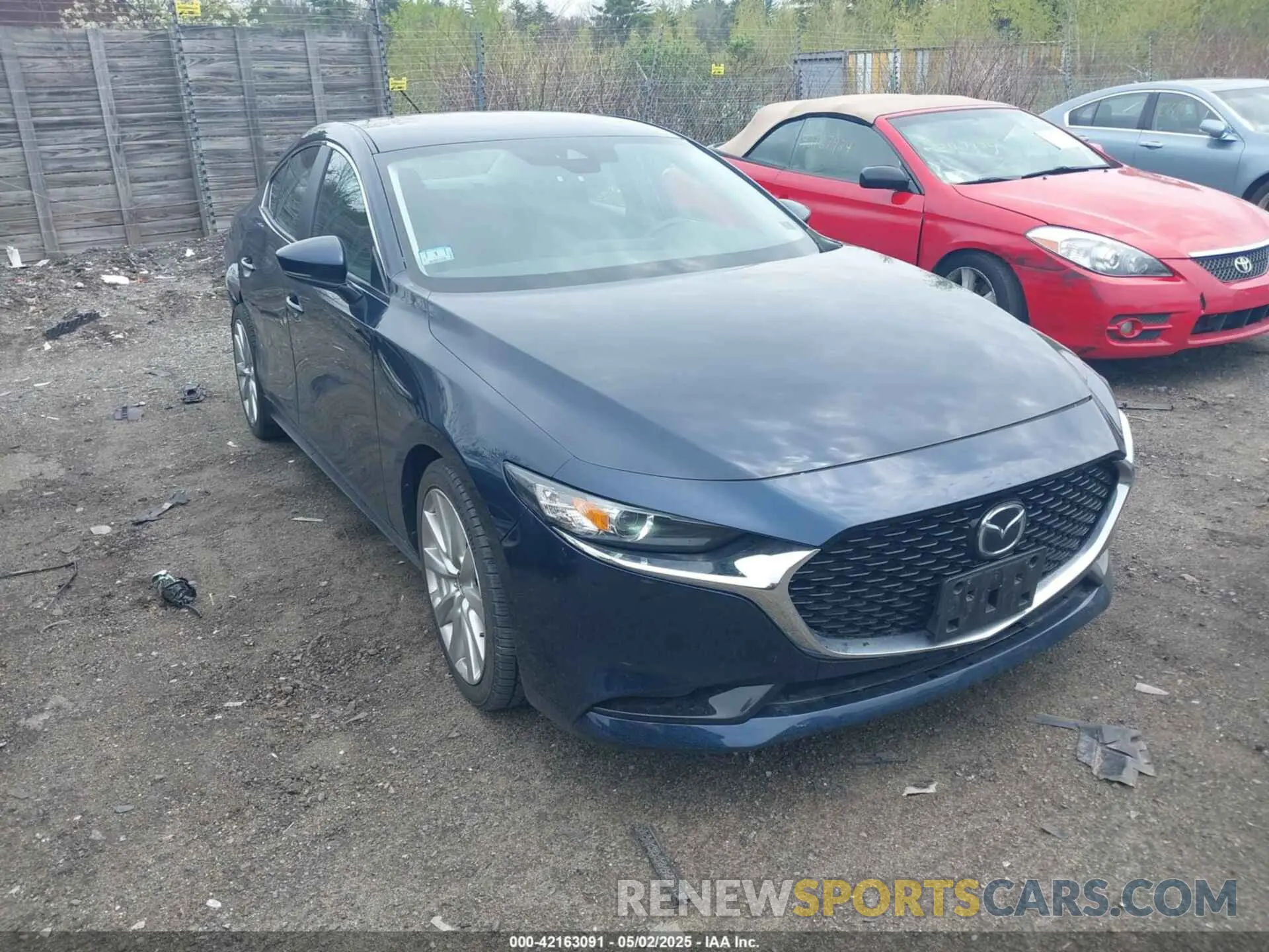 1 Photograph of a damaged car 3MZBPAAL0KM107842 MAZDA MAZDA3 2019