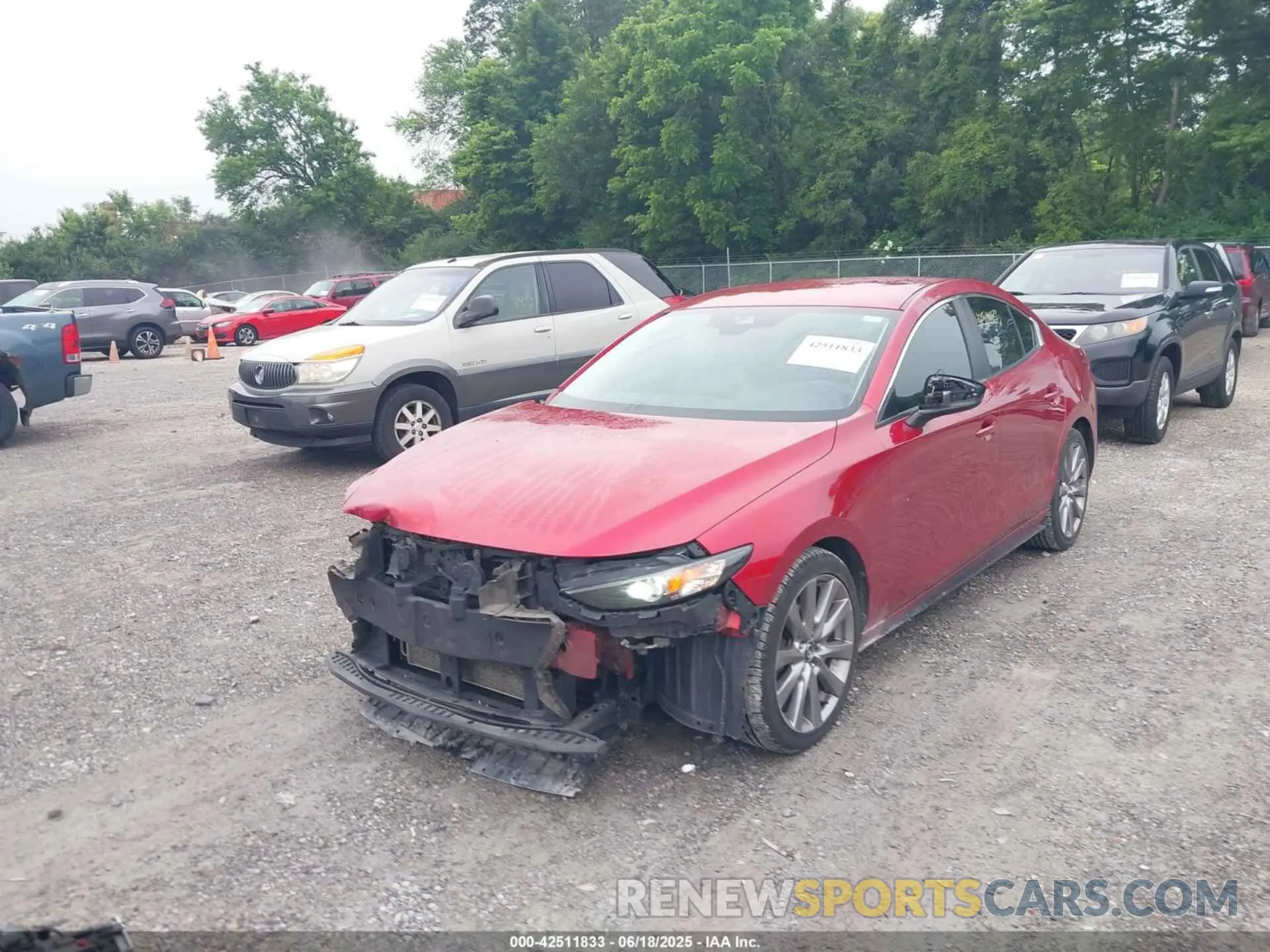 2 Photograph of a damaged car 3MZBPAAL7KM110480 MAZDA MAZDA3 2019