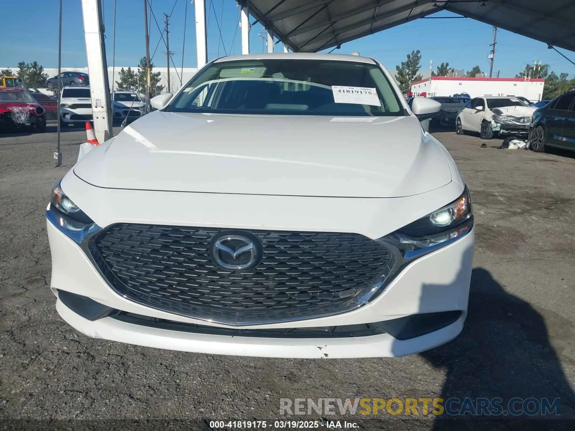 6 Photograph of a damaged car 3MZBPABL3KM113083 MAZDA MAZDA3 2019
