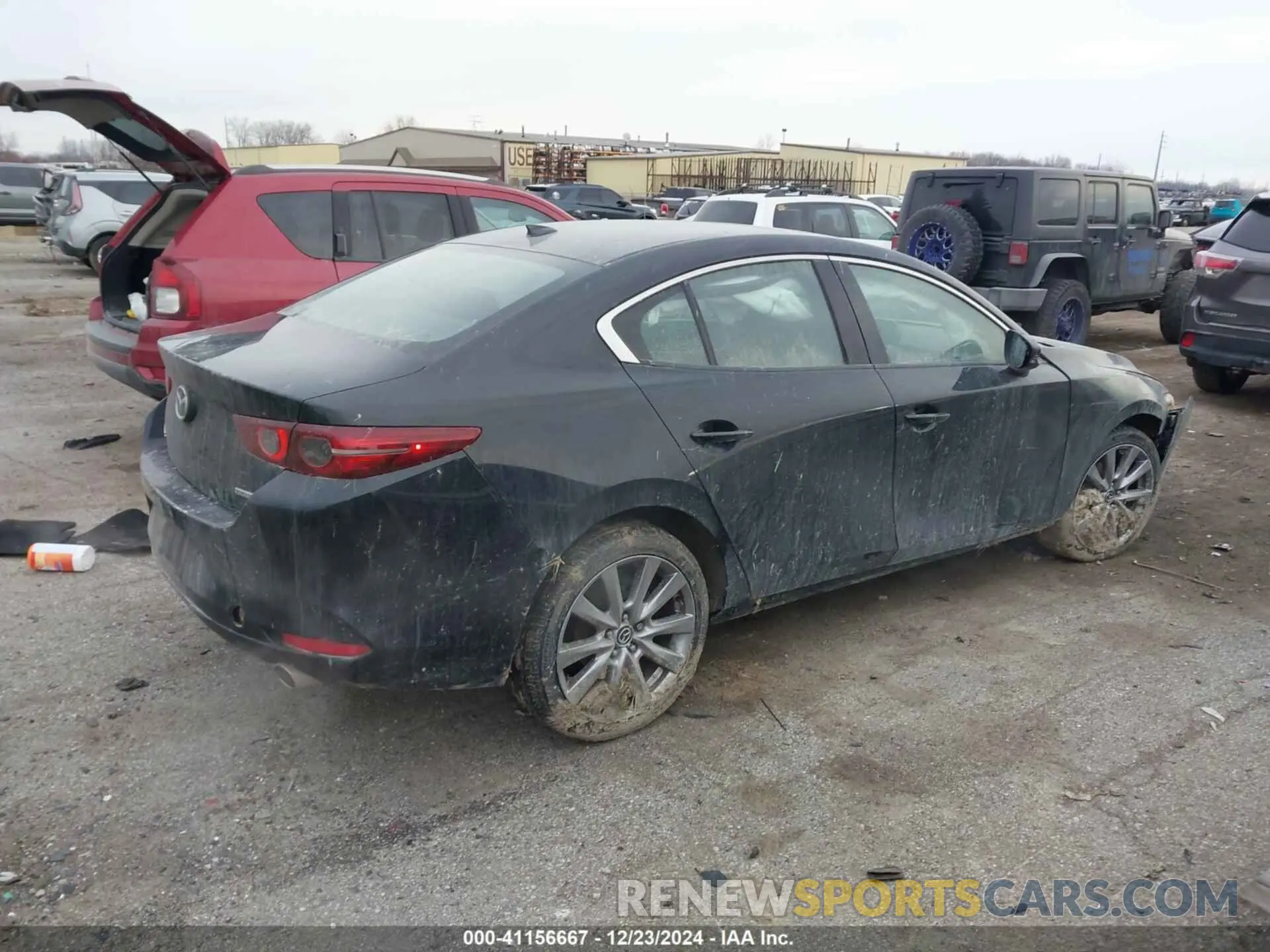 4 Photograph of a damaged car 3MZBPAEM1KM104483 MAZDA MAZDA3 2019