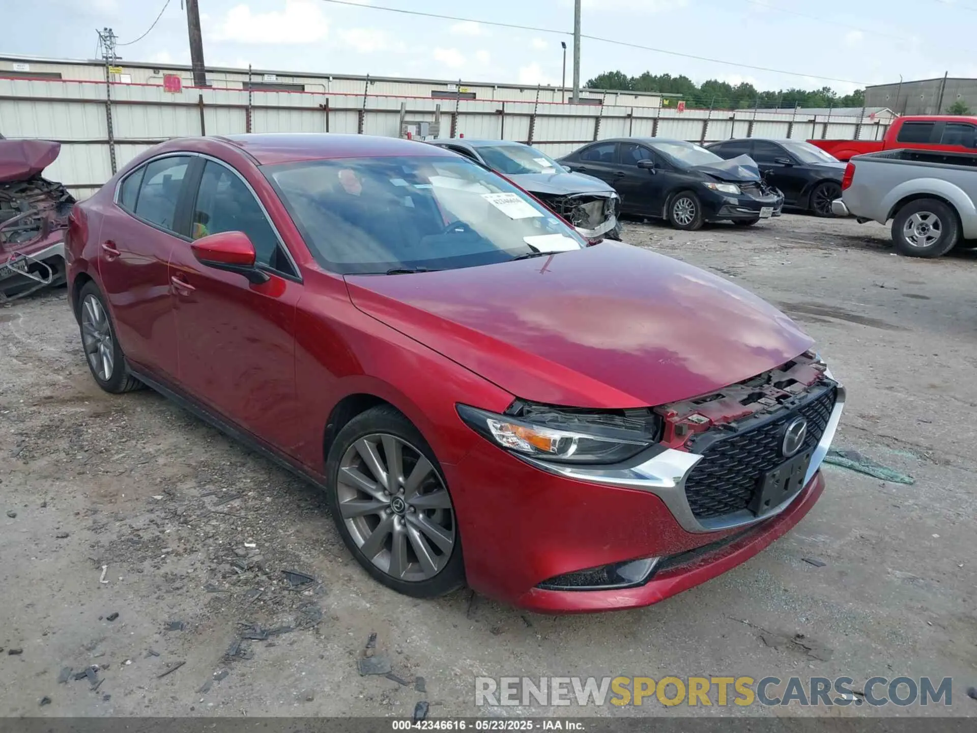 1 Photograph of a damaged car JM1BPACL0K1111094 MAZDA MAZDA3 2019