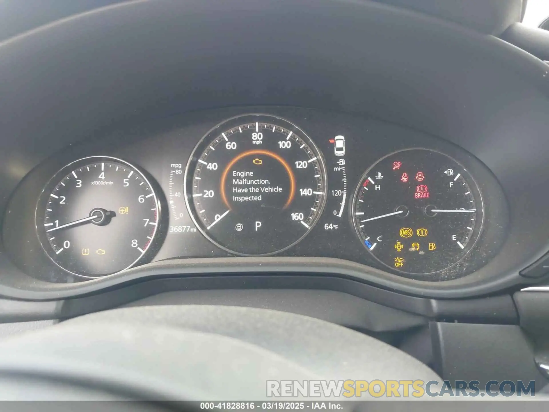 7 Photograph of a damaged car JM1BPACL6K1109964 MAZDA MAZDA3 2019