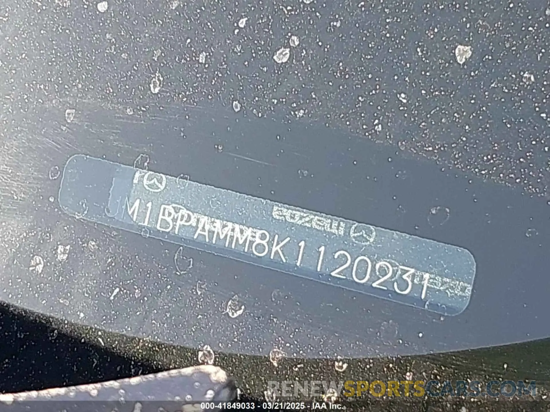 17 Photograph of a damaged car JM1BPAMM8K1120231 MAZDA MAZDA3 2019
