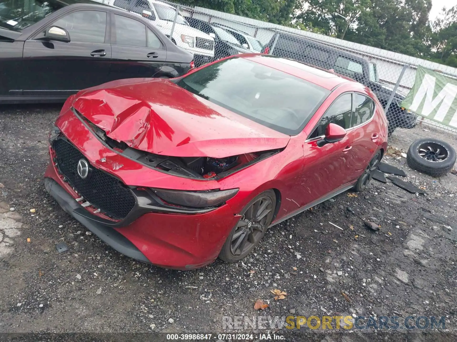 2 Photograph of a damaged car JM1BPANMXK1136767 MAZDA MAZDA3 2019