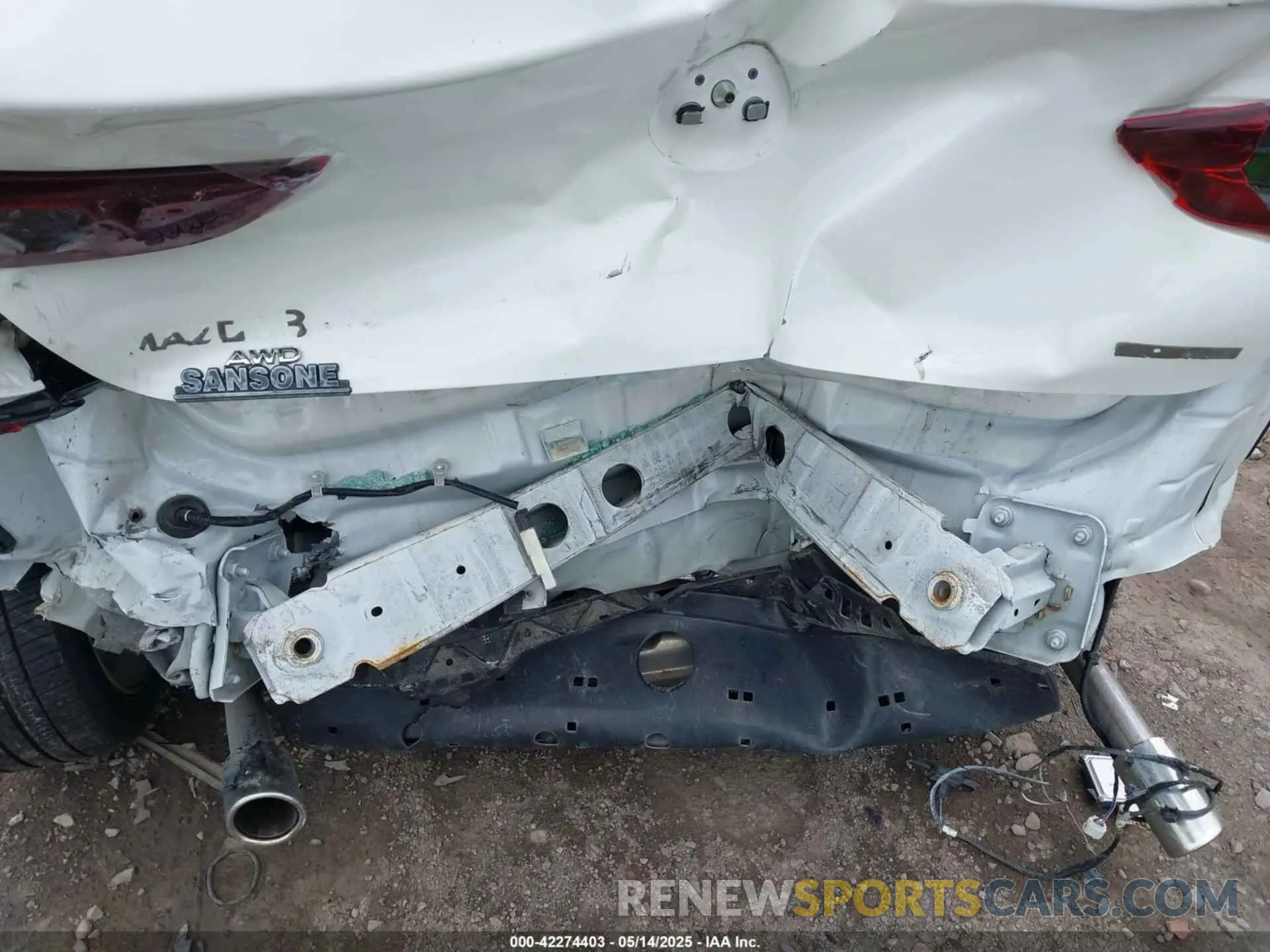 6 Photograph of a damaged car JM1BPBDM1K1116172 MAZDA MAZDA3 2019