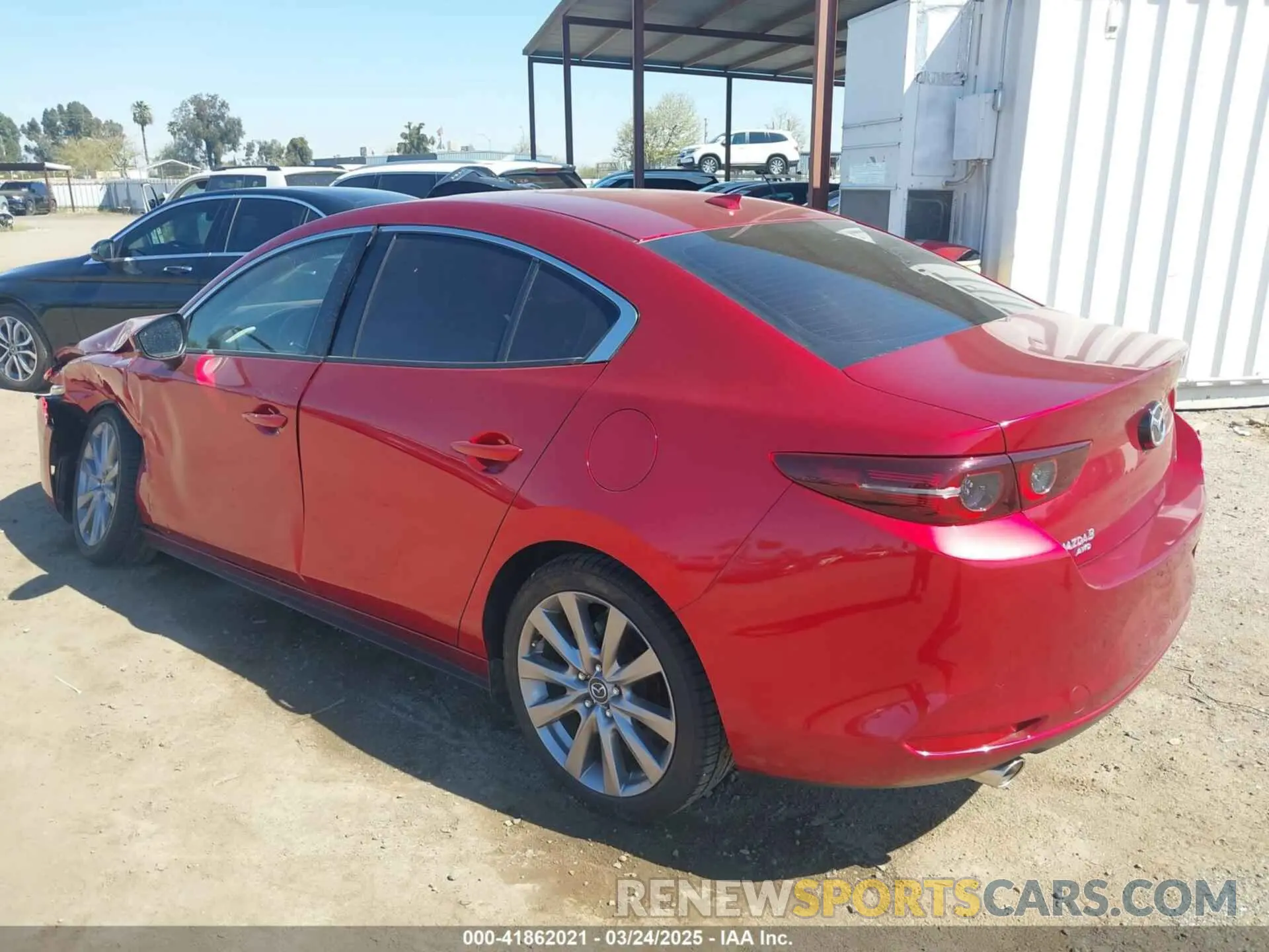 3 Photograph of a damaged car JM1BPBEM7K1119186 MAZDA MAZDA3 2019