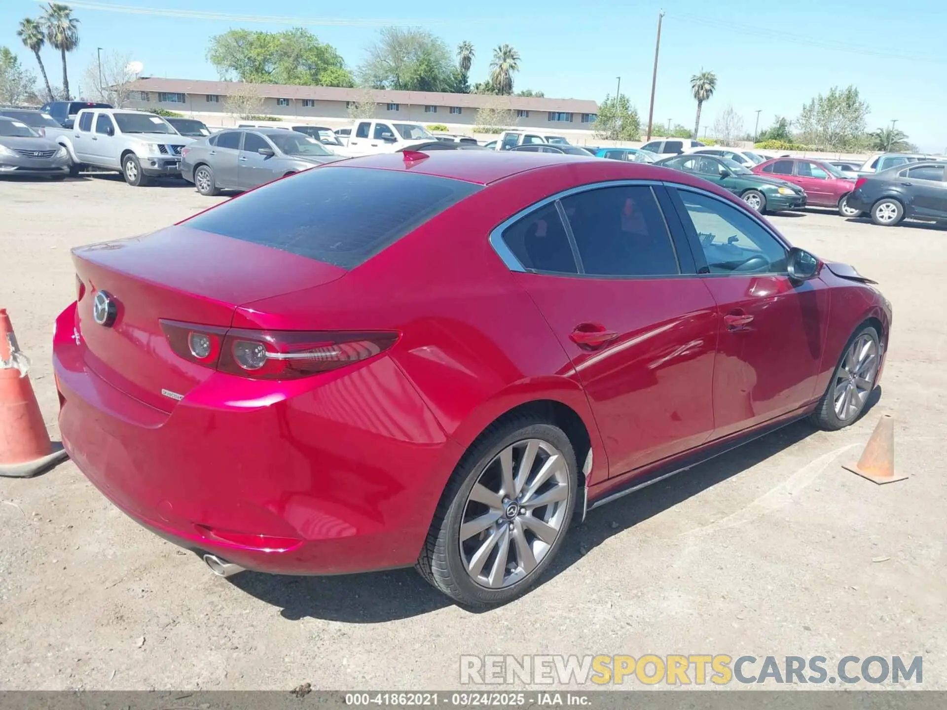 4 Photograph of a damaged car JM1BPBEM7K1119186 MAZDA MAZDA3 2019