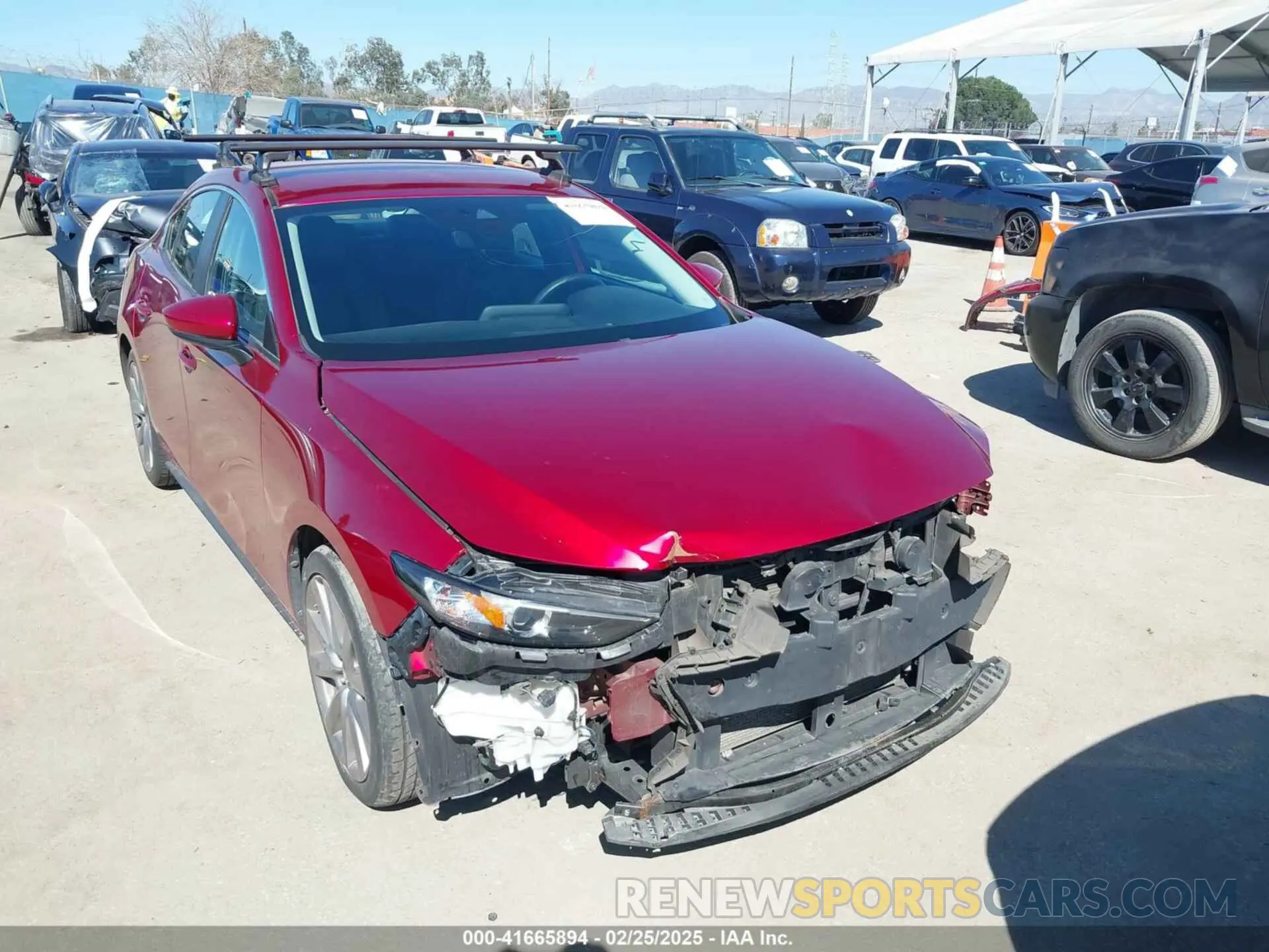 1 Photograph of a damaged car 3MZBPACLXLM129233 MAZDA MAZDA3 2020