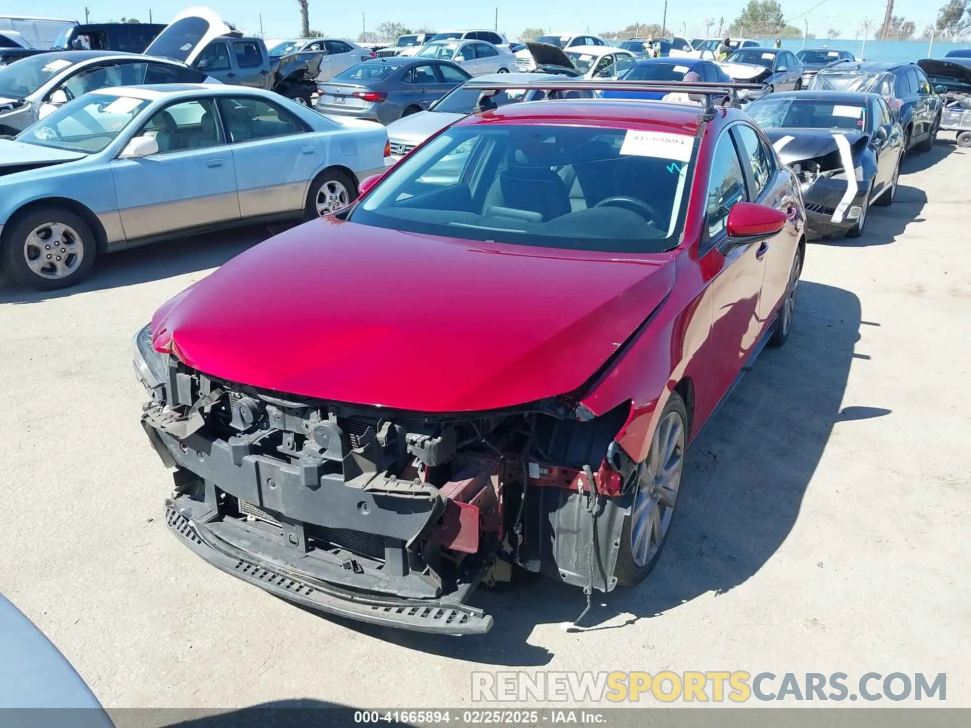 2 Photograph of a damaged car 3MZBPACLXLM129233 MAZDA MAZDA3 2020