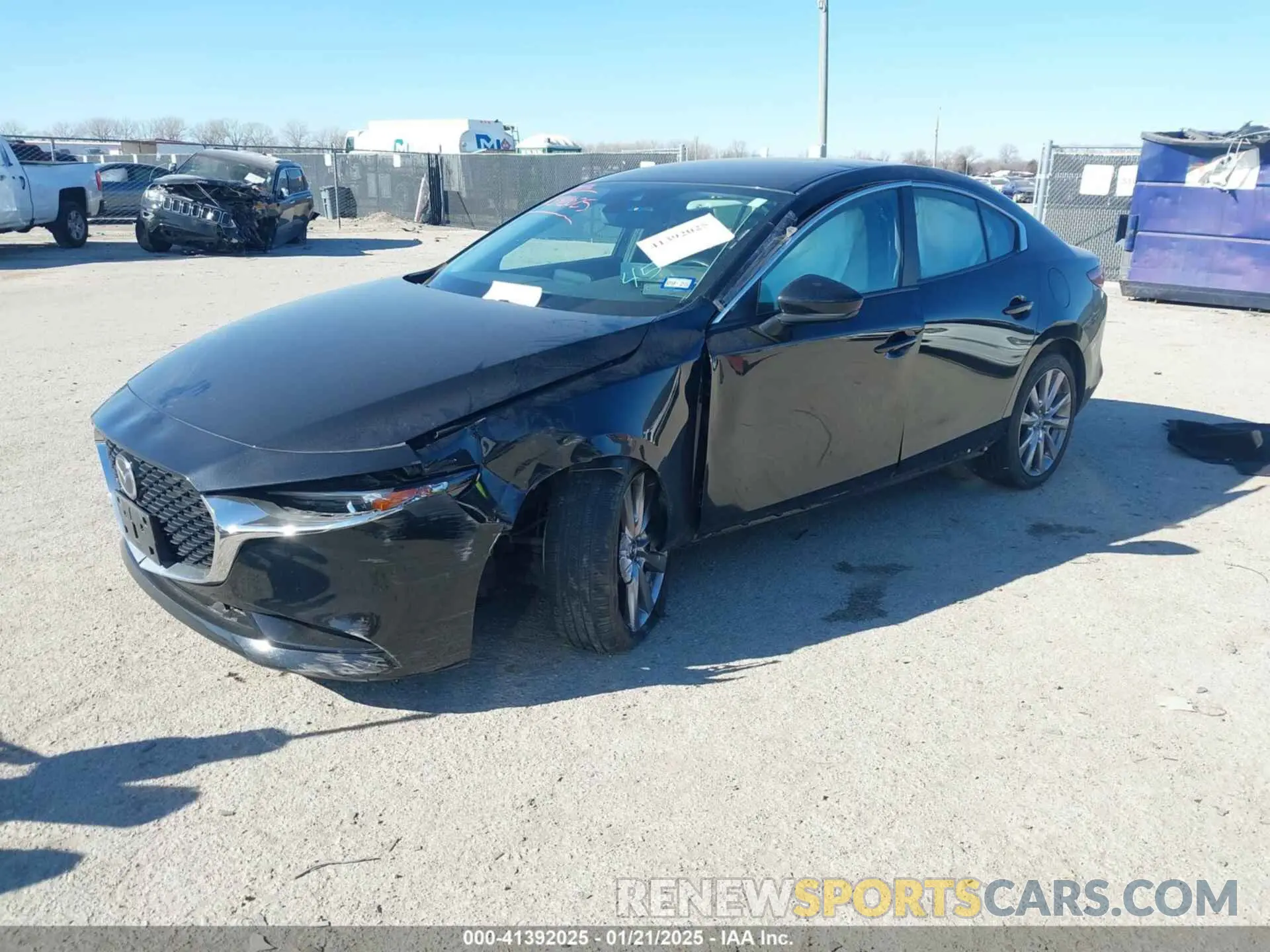 2 Photograph of a damaged car 3MZBPADLXLM119509 MAZDA MAZDA3 2020