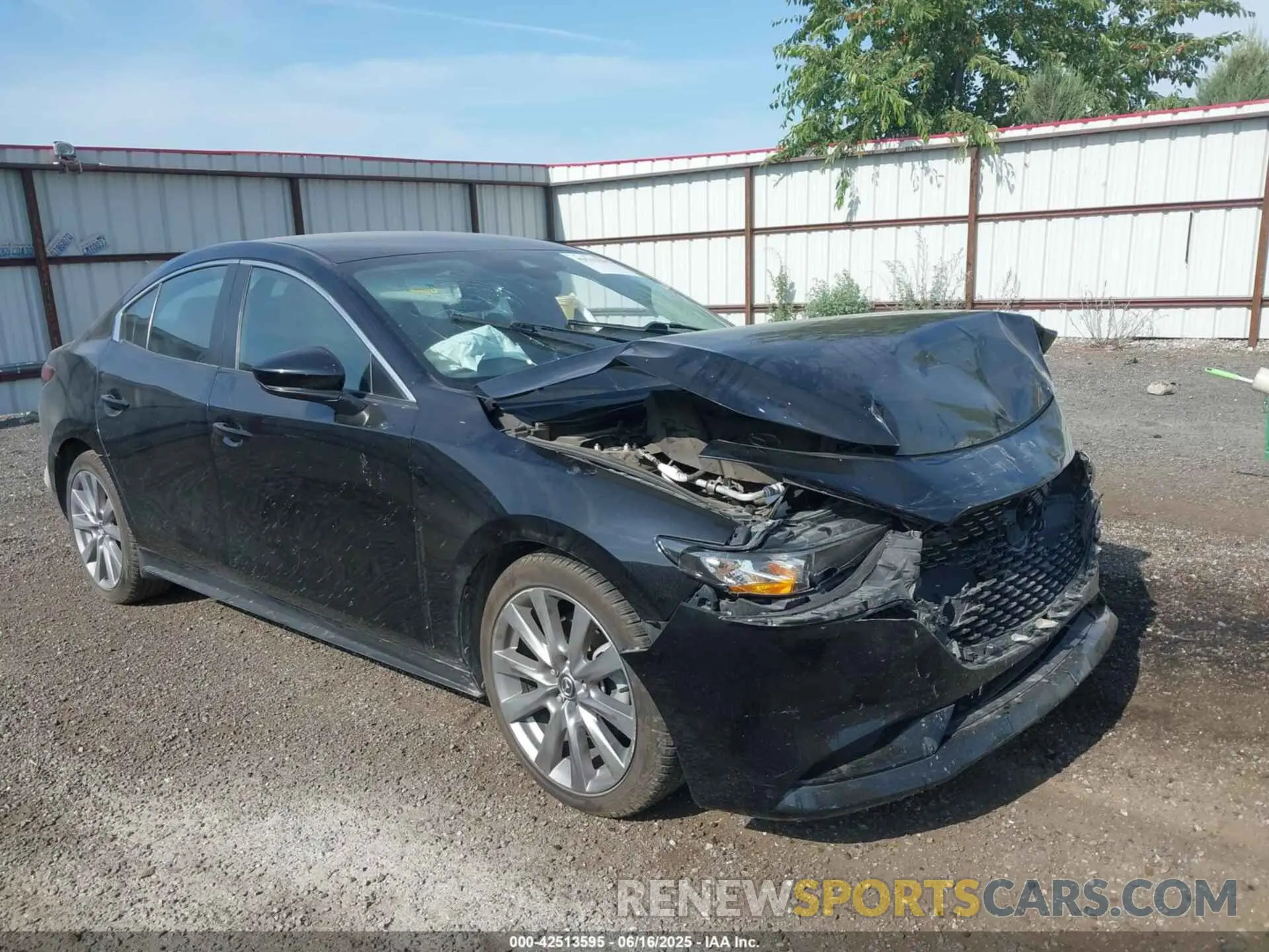 1 Photograph of a damaged car 3MZBPBDM2LM133399 MAZDA MAZDA3 2020