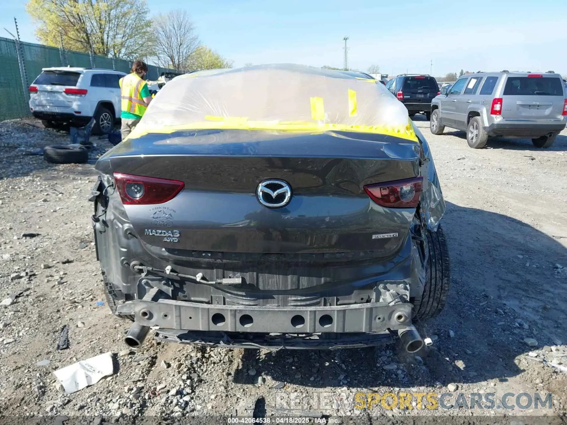 15 Photograph of a damaged car JM1BPBDM6L1167443 MAZDA MAZDA3 2020