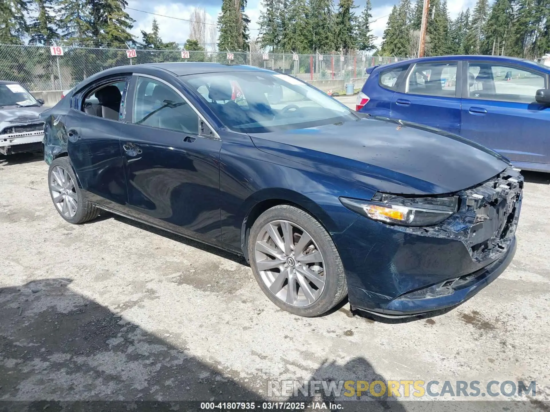 1 Photograph of a damaged car JM1BPBDM6L1171864 MAZDA MAZDA3 2020