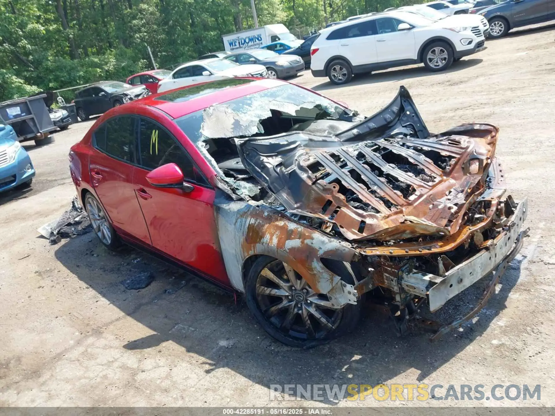 1 Photograph of a damaged car 3MZBPACL7MM253848 MAZDA MAZDA3 2021
