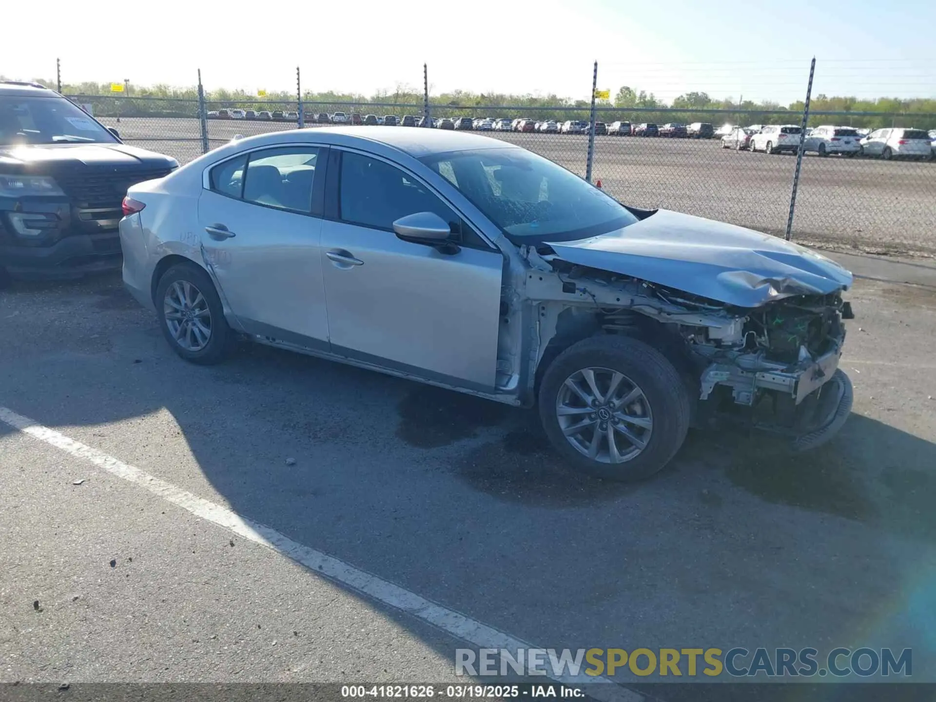 1 Photograph of a damaged car JM1BPAA71M1335435 MAZDA MAZDA3 2021