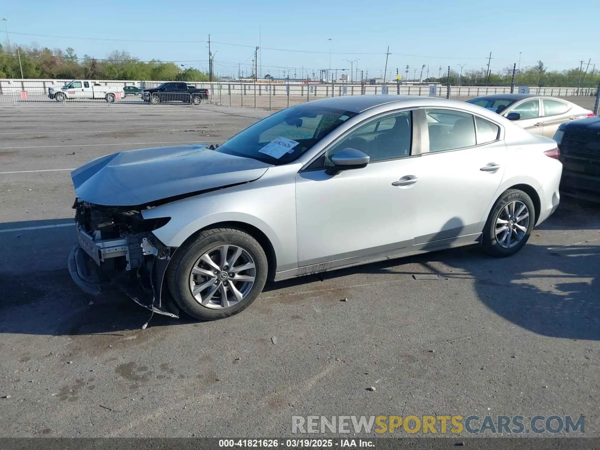 2 Photograph of a damaged car JM1BPAA71M1335435 MAZDA MAZDA3 2021