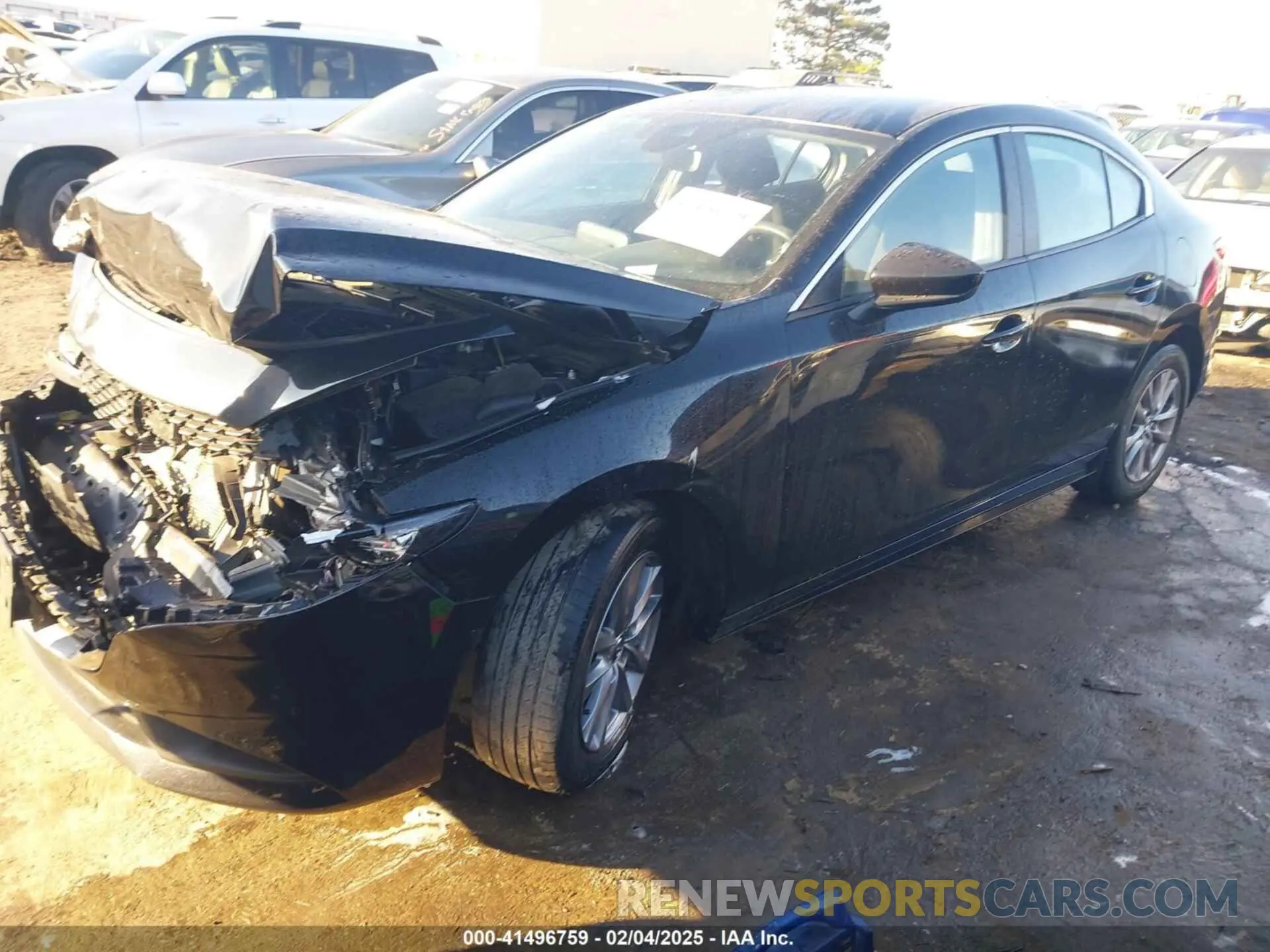 2 Photograph of a damaged car JM1BPAA72M1334617 MAZDA MAZDA3 2021