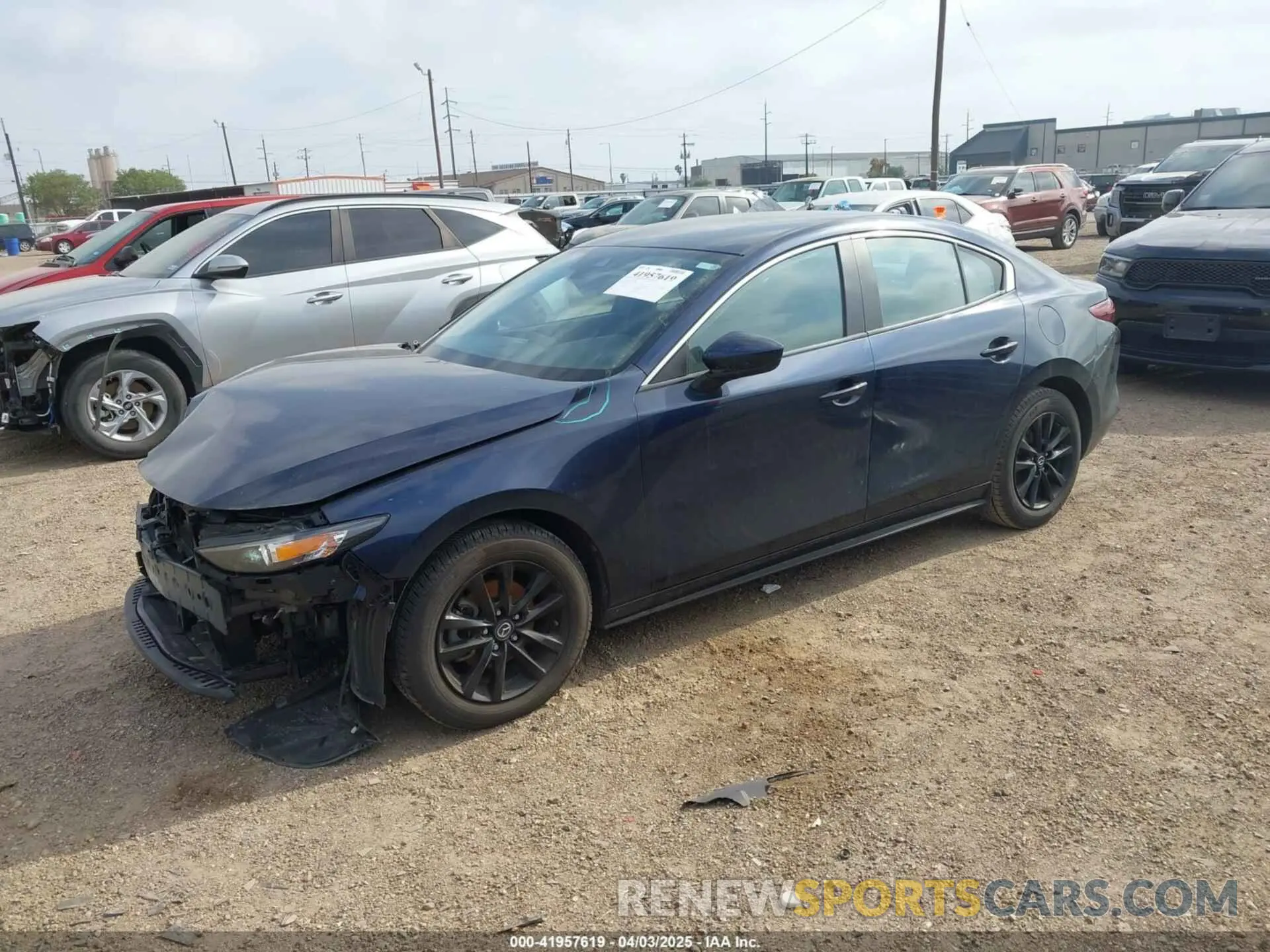 2 Photograph of a damaged car JM1BPAAL4M1314270 MAZDA MAZDA3 2021