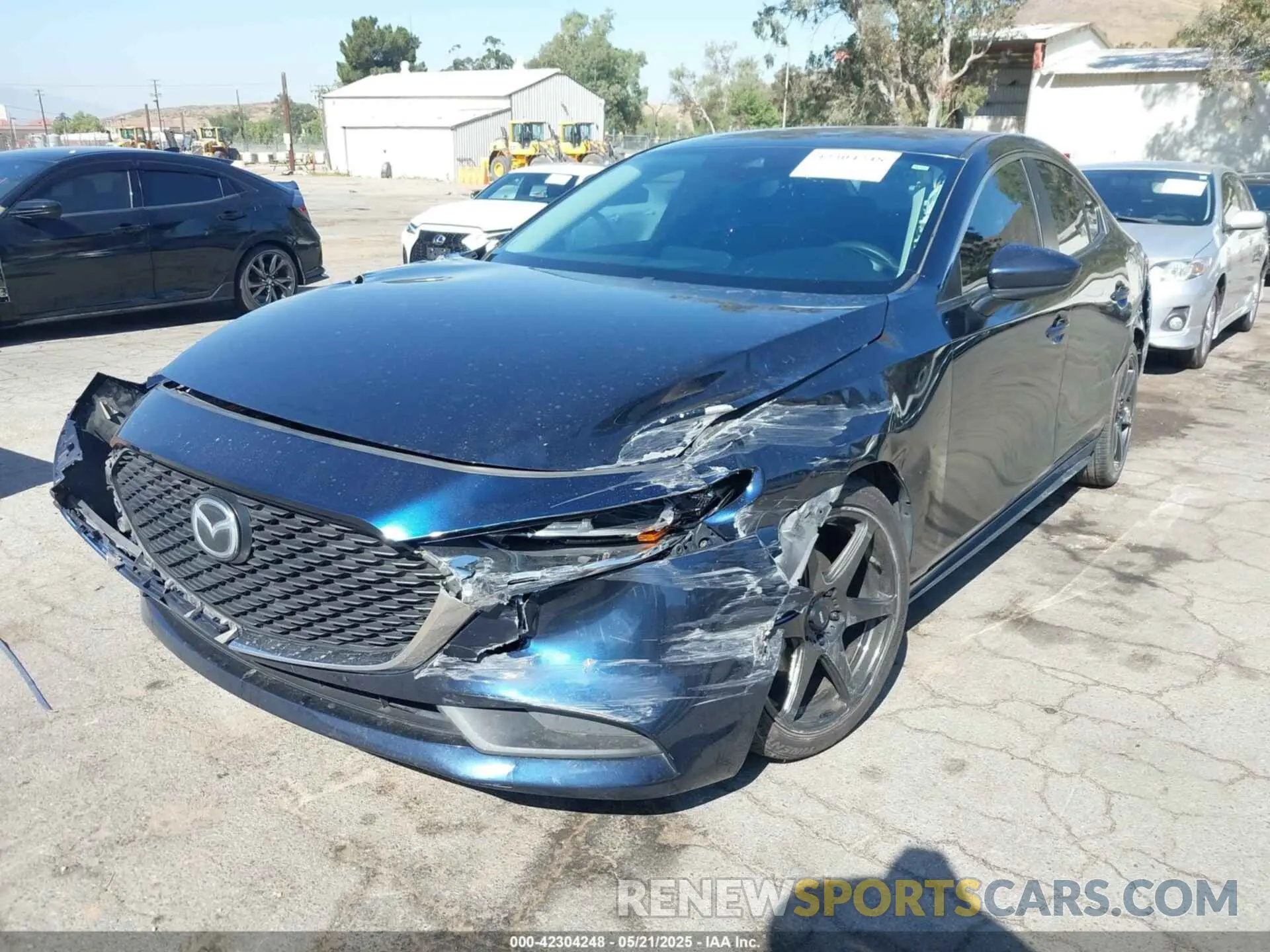 2 Photograph of a damaged car JM1BPAALXM1326956 MAZDA MAZDA3 2021
