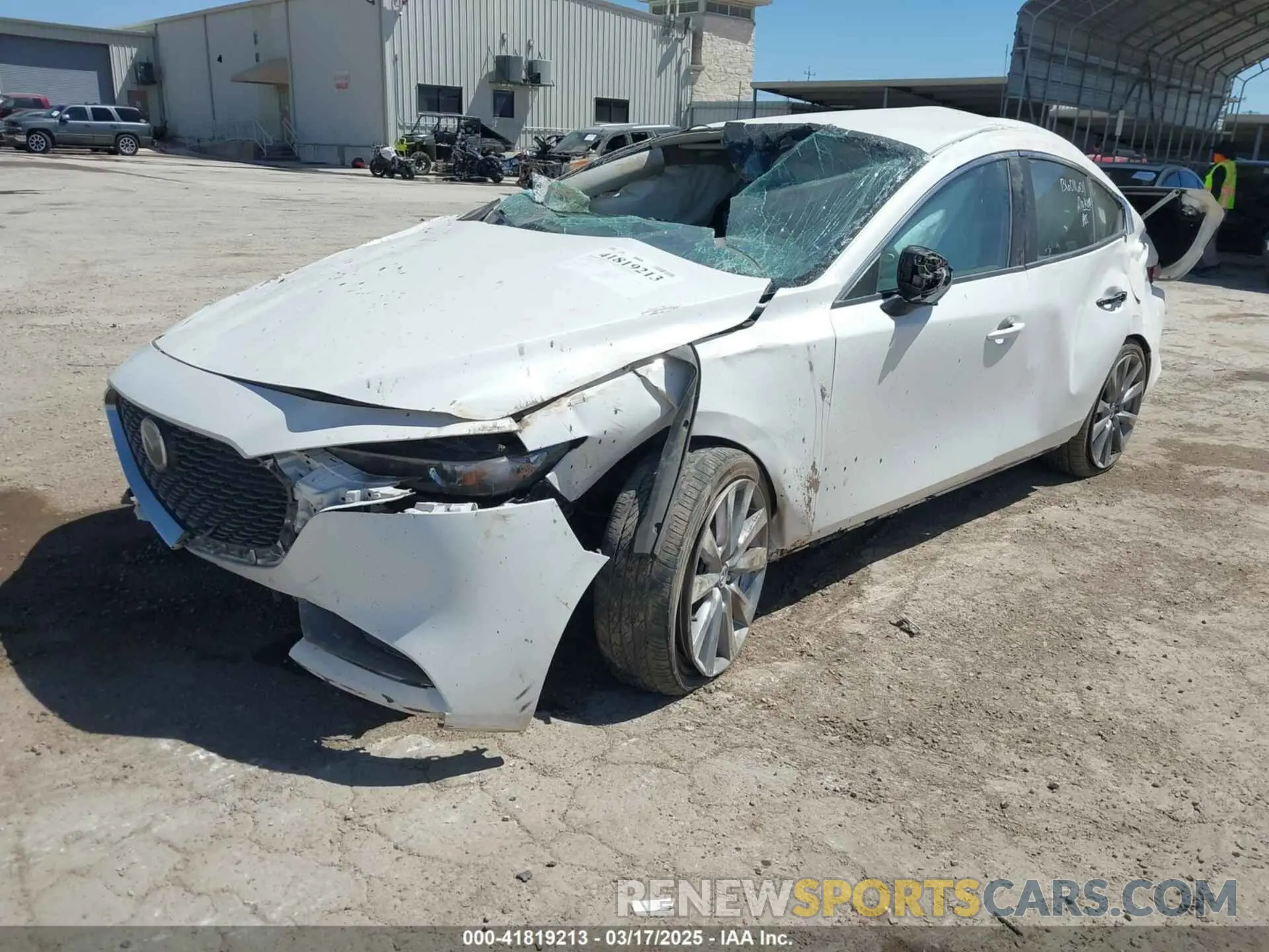 2 Photograph of a damaged car JM1BPABL0M1333705 MAZDA MAZDA3 2021