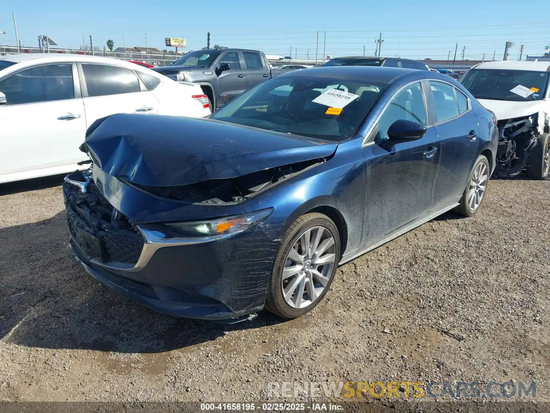 2 Photograph of a damaged car JM1BPABL6M1313524 MAZDA MAZDA3 2021