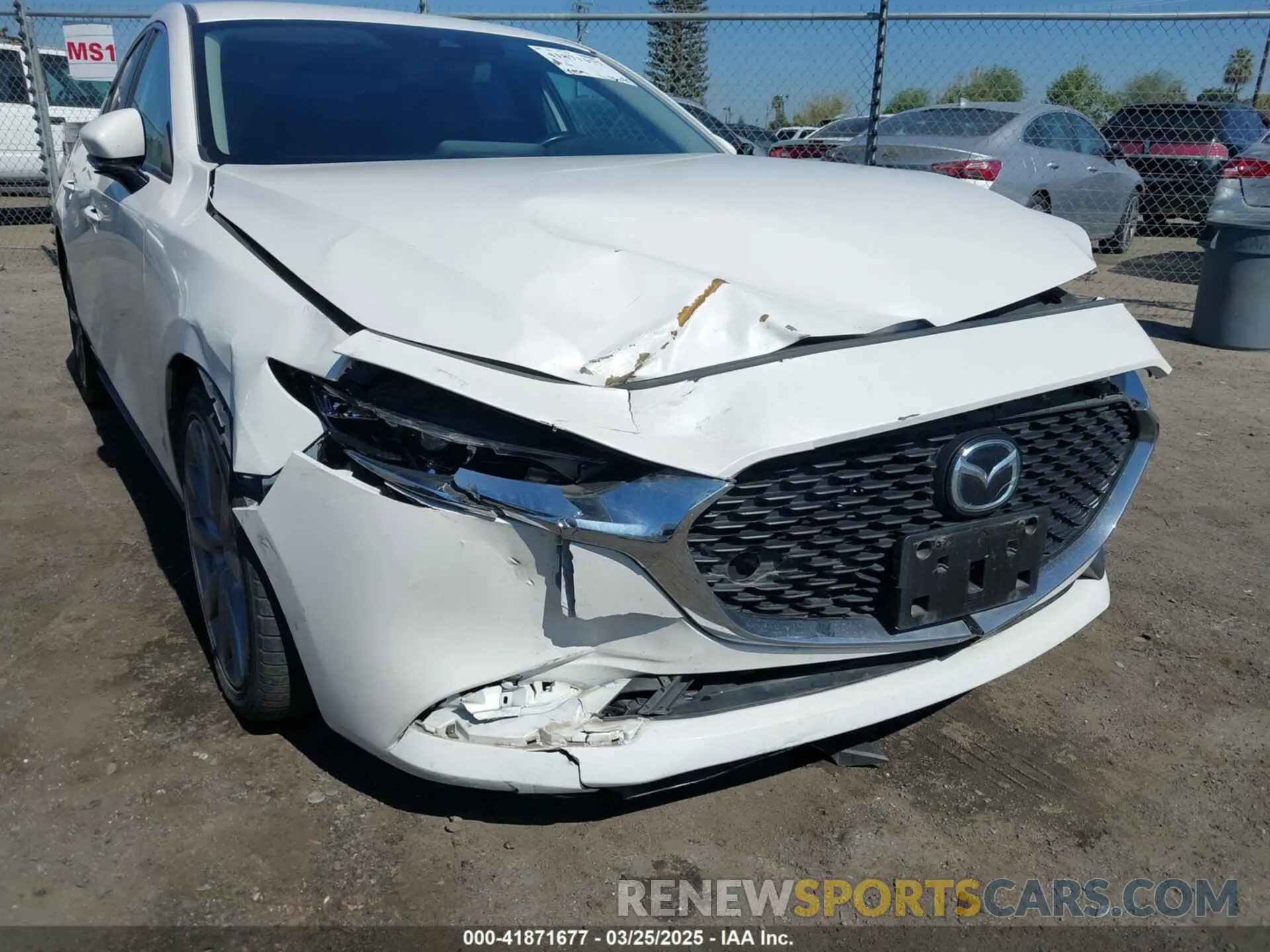 6 Photograph of a damaged car JM1BPABL7M1330705 MAZDA MAZDA3 2021