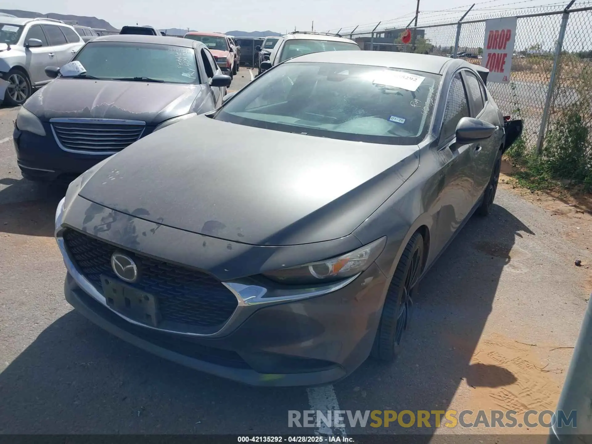 2 Photograph of a damaged car JM1BPABL7M1334057 MAZDA MAZDA3 2021