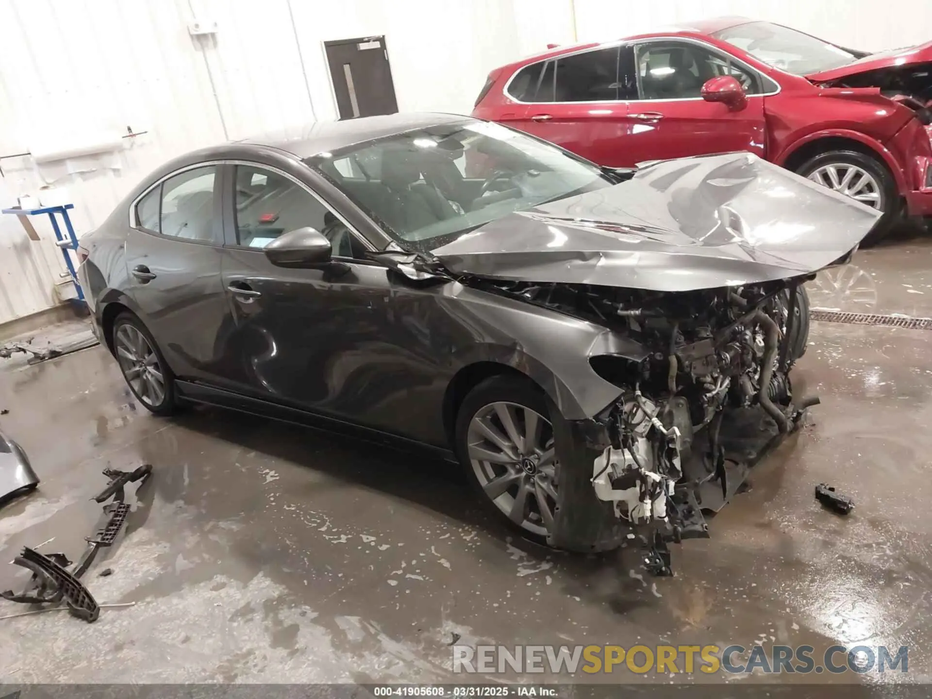 1 Photograph of a damaged car JM1BPABL9M1336182 MAZDA MAZDA3 2021