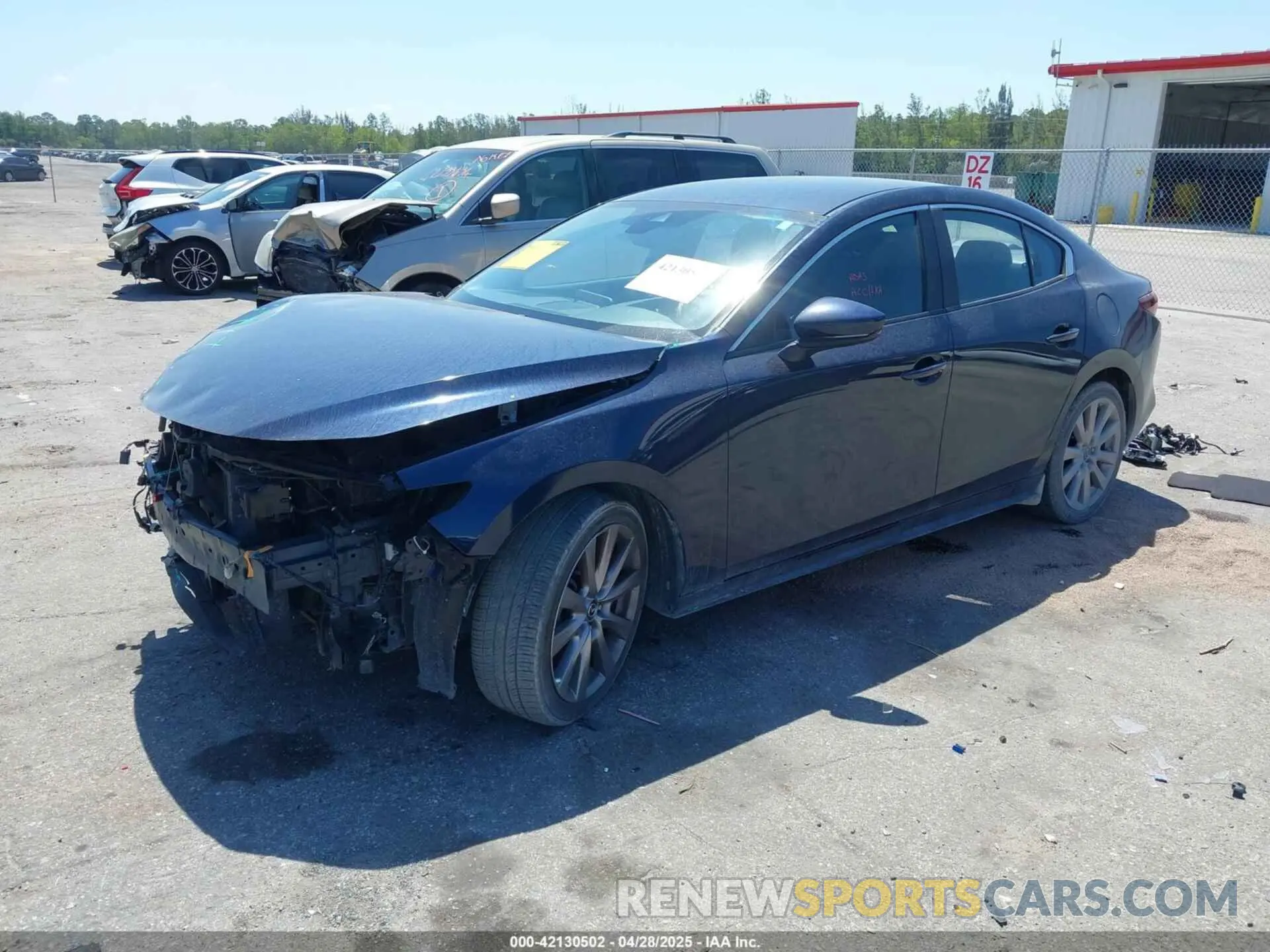 2 Photograph of a damaged car JM1BPABLXM1326518 MAZDA MAZDA3 2021