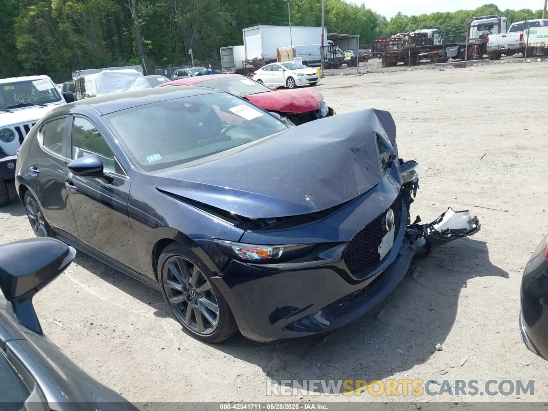 1 Photograph of a damaged car JM1BPAKL0M1323353 MAZDA MAZDA3 2021