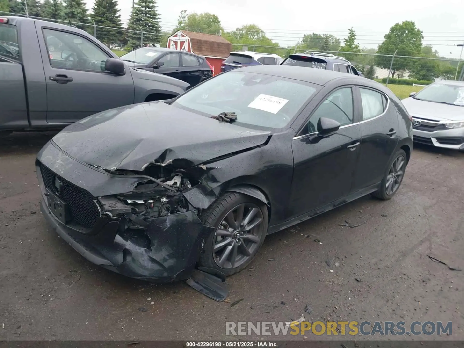 2 Photograph of a damaged car JM1BPAKLXM1336756 MAZDA MAZDA3 2021