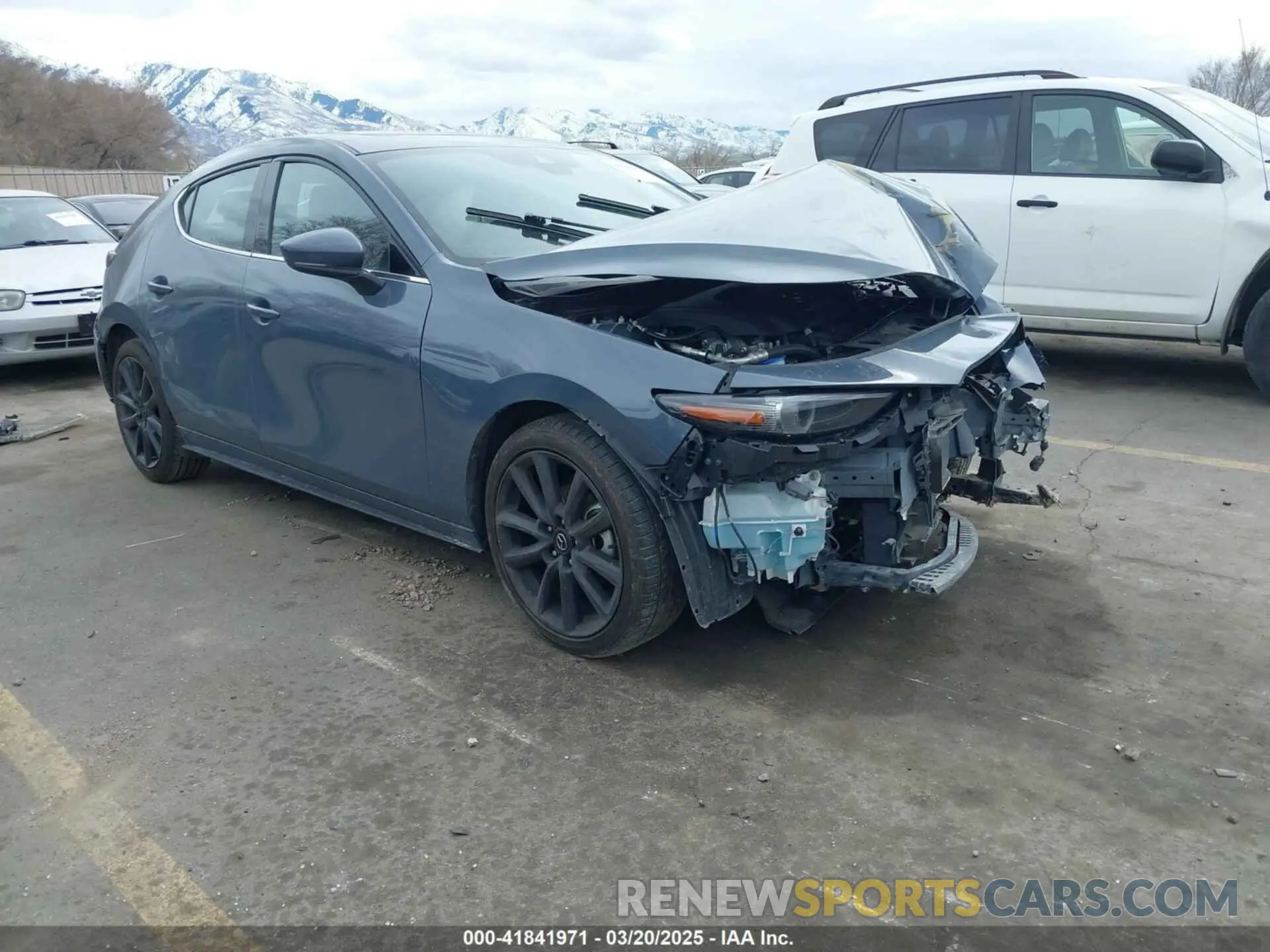1 Photograph of a damaged car JM1BPAML1M1314092 MAZDA MAZDA3 2021