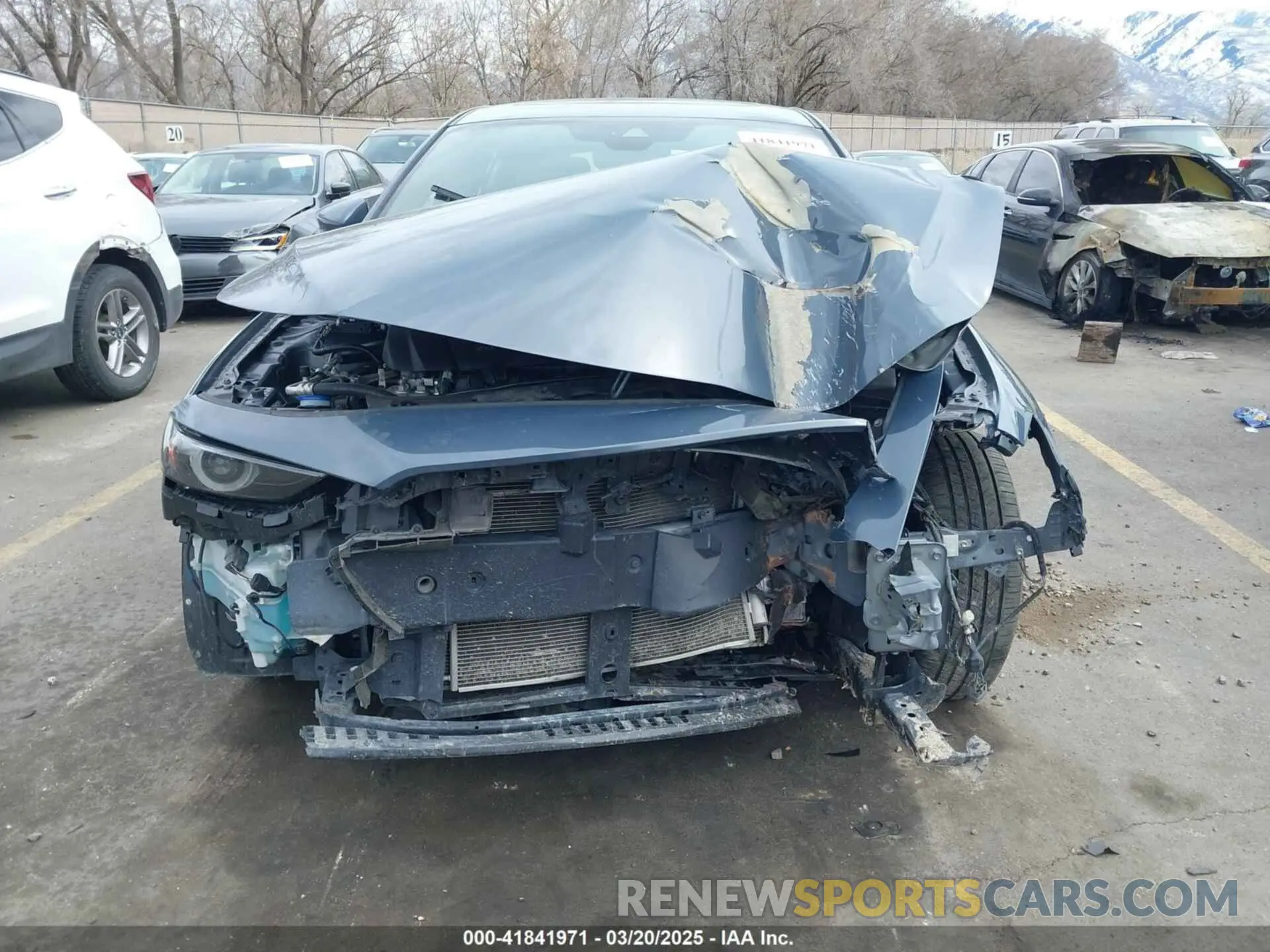 12 Photograph of a damaged car JM1BPAML1M1314092 MAZDA MAZDA3 2021