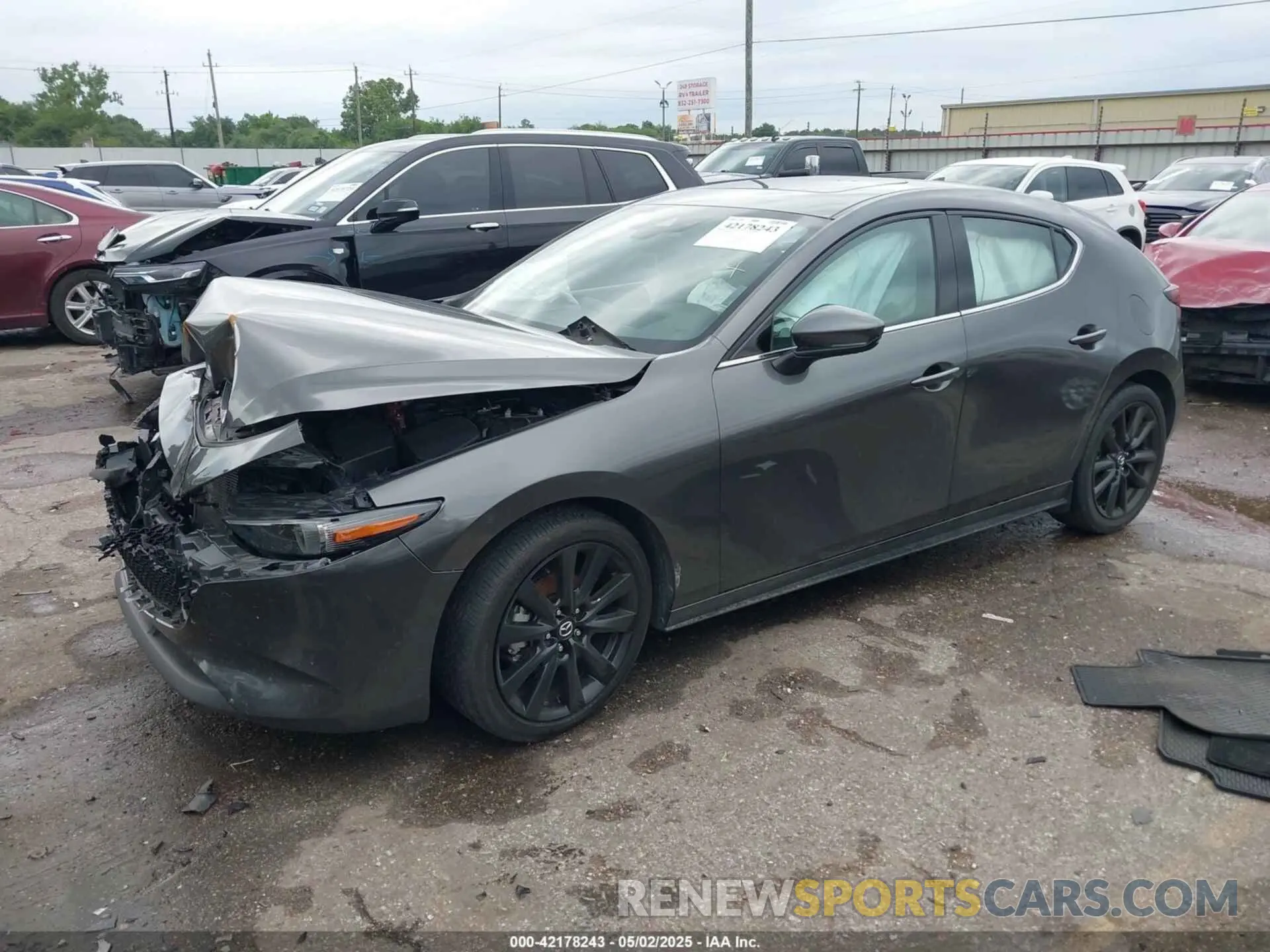 2 Photograph of a damaged car JM1BPAML1M1318708 MAZDA MAZDA3 2021