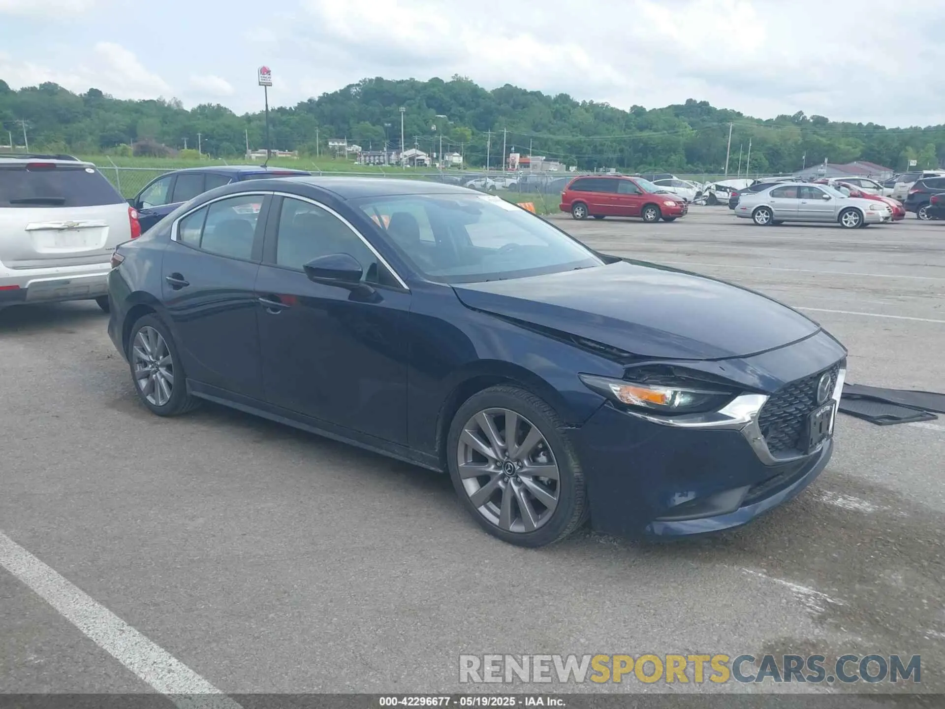 1 Photograph of a damaged car JM1BPBBL3M1334417 MAZDA MAZDA3 2021