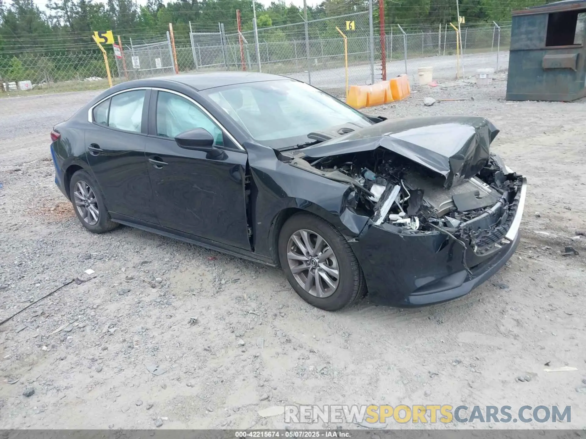 1 Photograph of a damaged car 3MZBPAAL8NM302740 MAZDA MAZDA3 2022