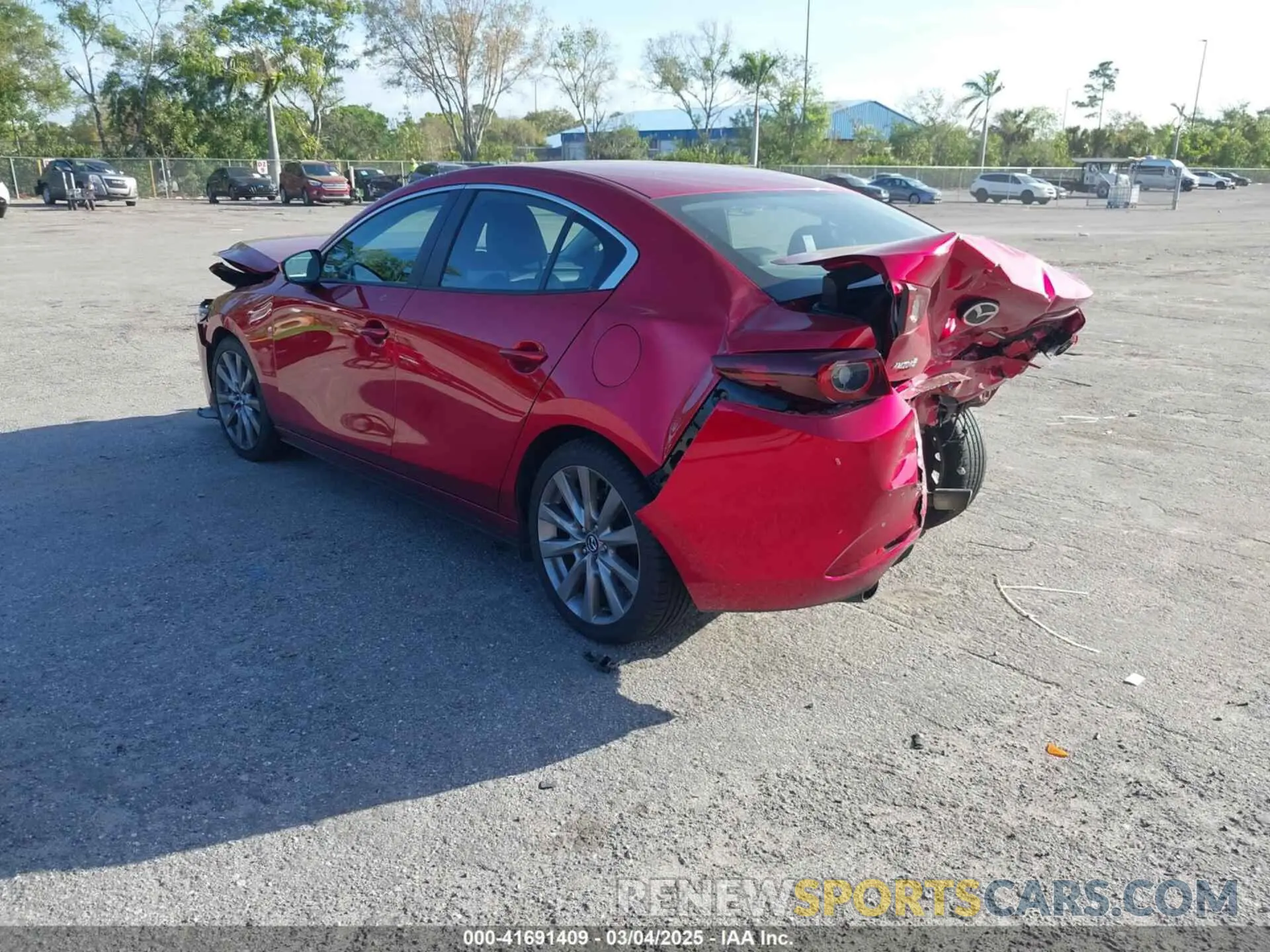 3 Photograph of a damaged car 3MZBPABL4NM302698 MAZDA MAZDA3 2022