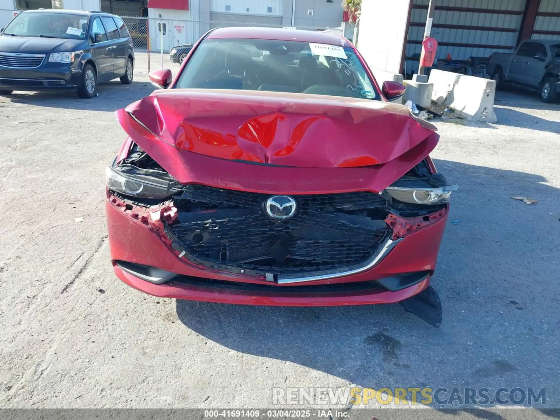 6 Photograph of a damaged car 3MZBPABL4NM302698 MAZDA MAZDA3 2022