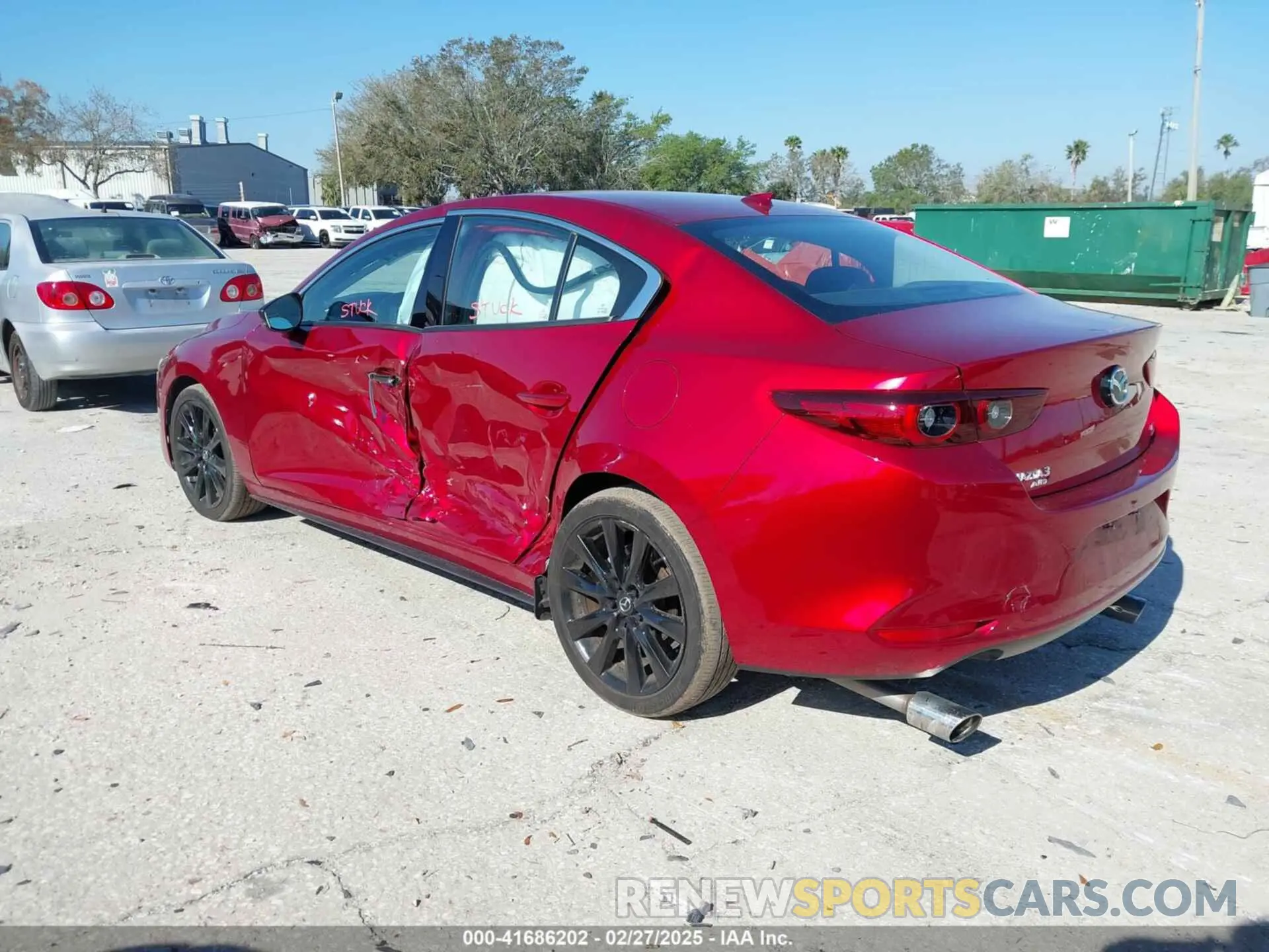 3 Photograph of a damaged car 3MZBPBAY2NM313802 MAZDA MAZDA3 2022