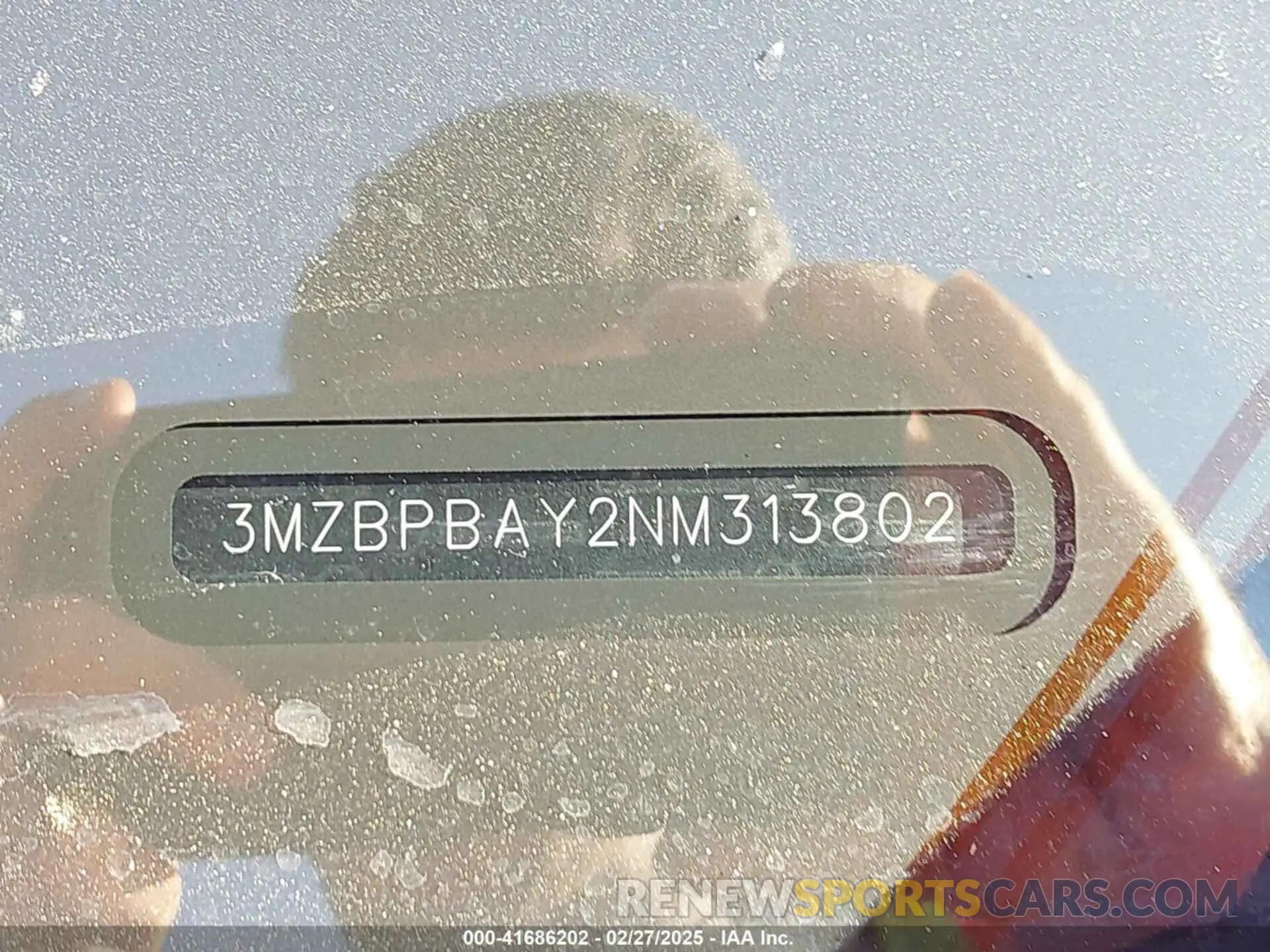 9 Photograph of a damaged car 3MZBPBAY2NM313802 MAZDA MAZDA3 2022