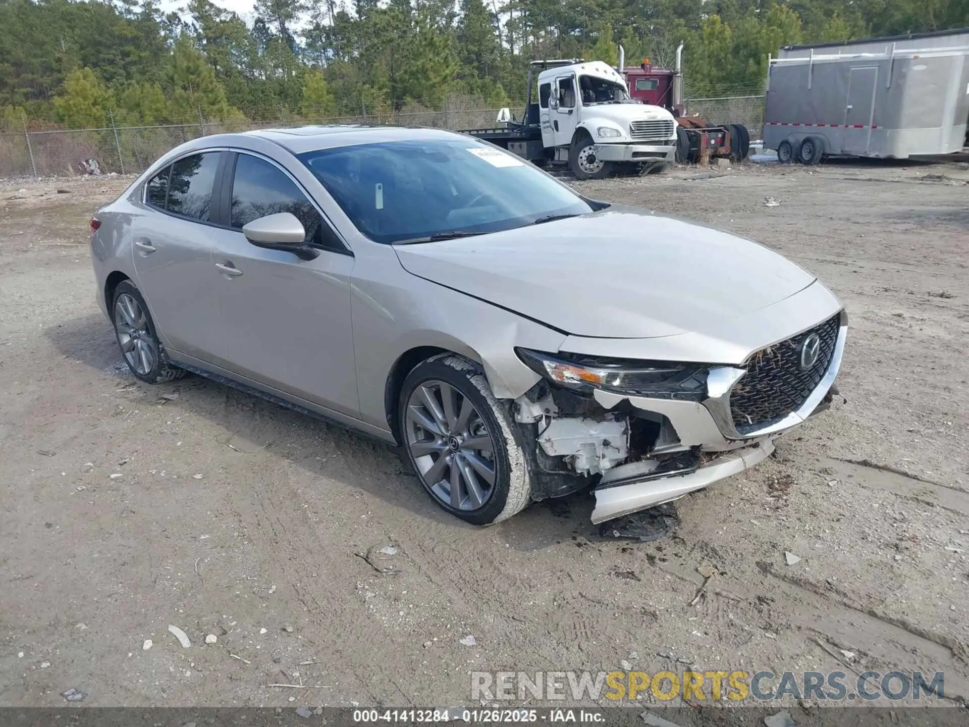 1 Photograph of a damaged car 3MZBPBCLXNM311300 MAZDA MAZDA3 2022