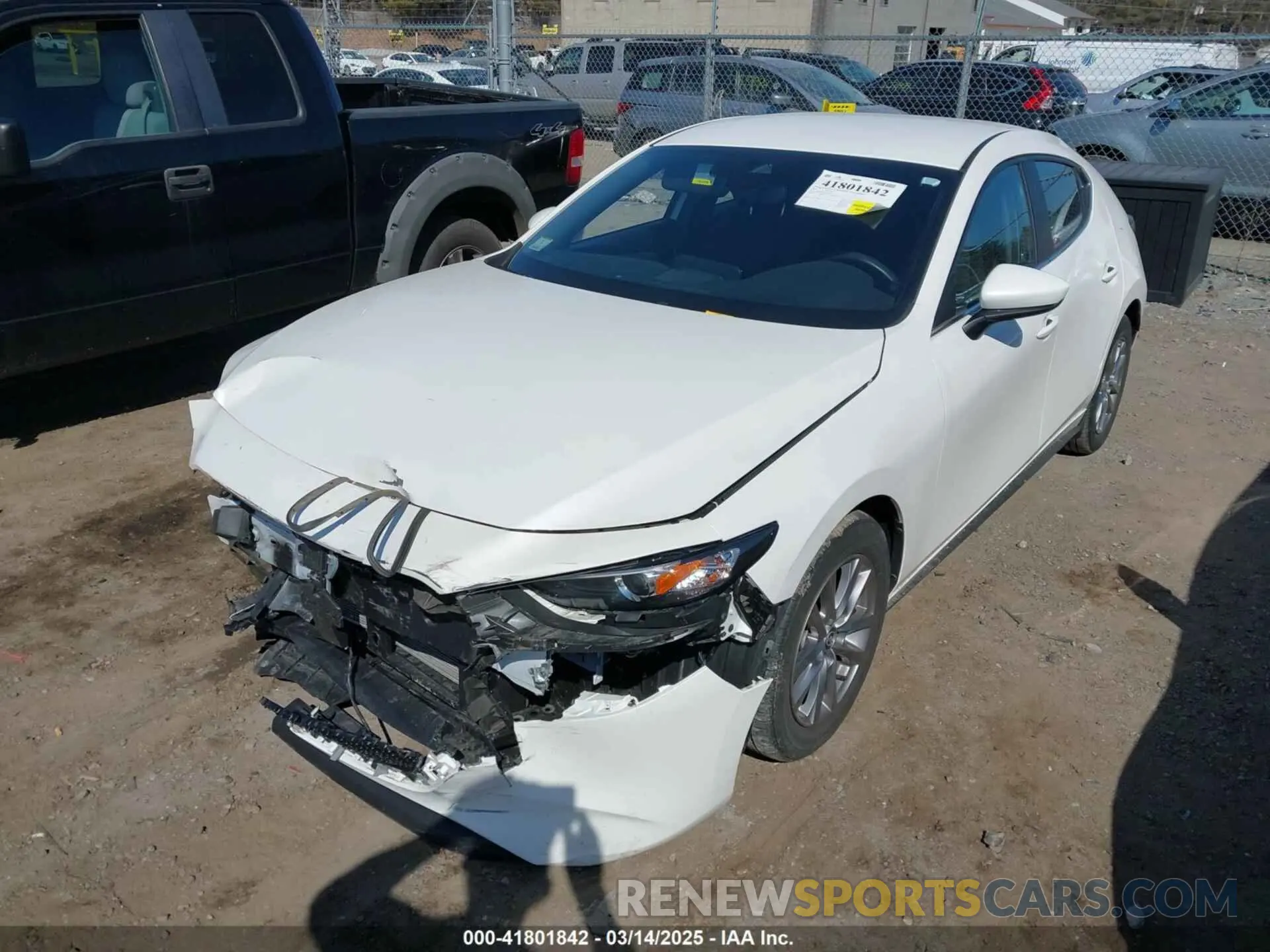 2 Photograph of a damaged car JM1BPAJL5N1516505 MAZDA MAZDA3 2022