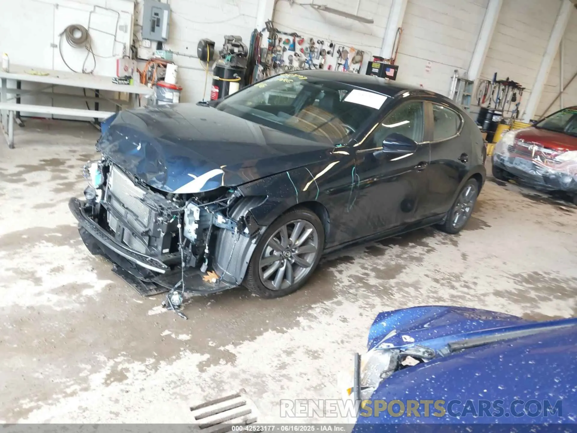 2 Photograph of a damaged car JM1BPAKL8N1514522 MAZDA MAZDA3 2022