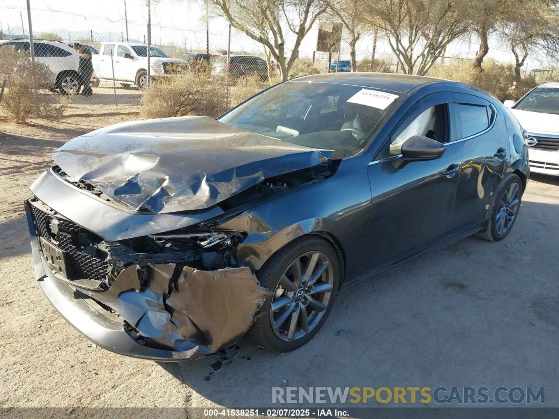 2 Photograph of a damaged car JM1BPALL1N1505479 MAZDA MAZDA3 2022