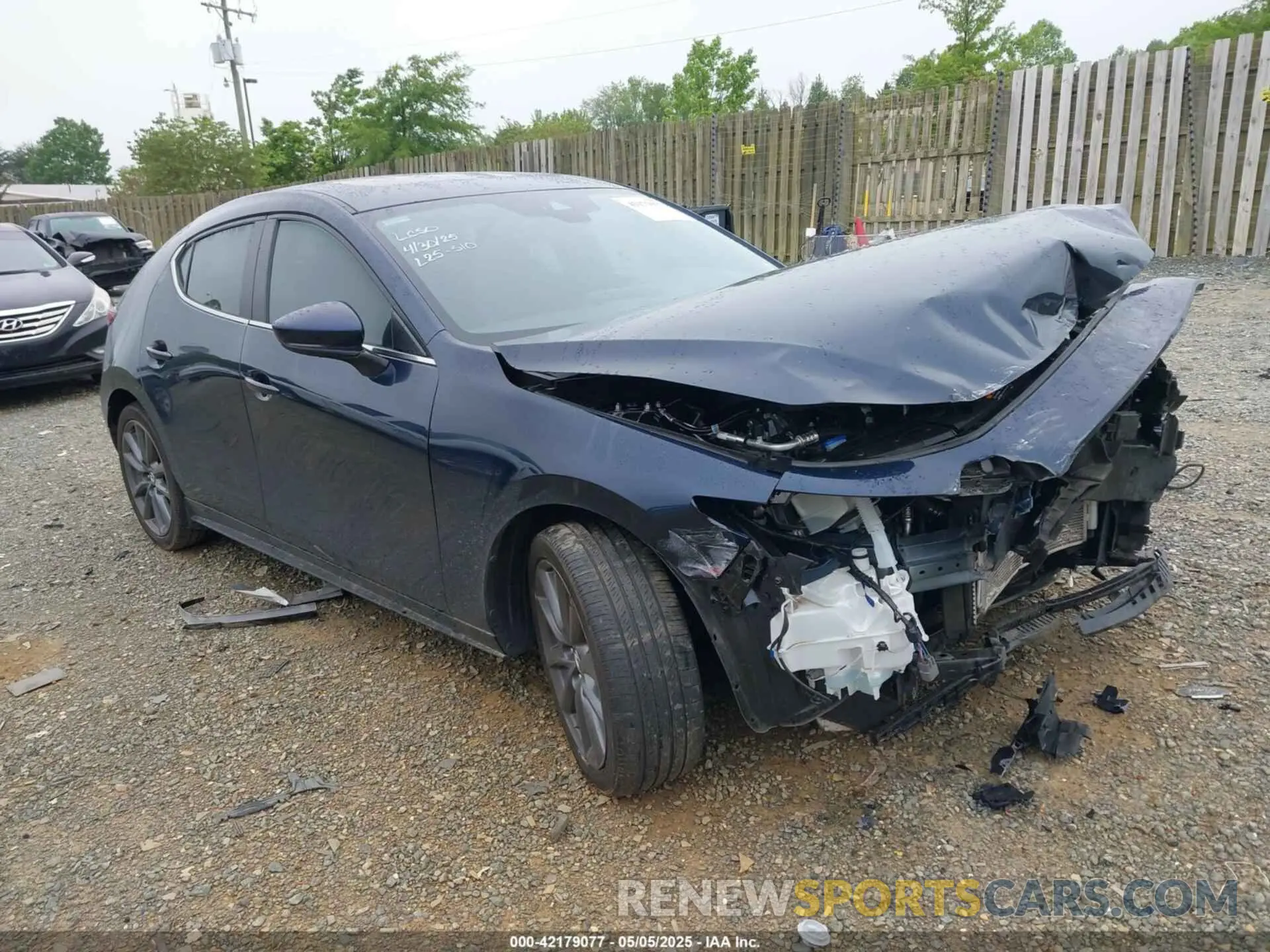 1 Photograph of a damaged car JM1BPALL2N1519259 MAZDA MAZDA3 2022