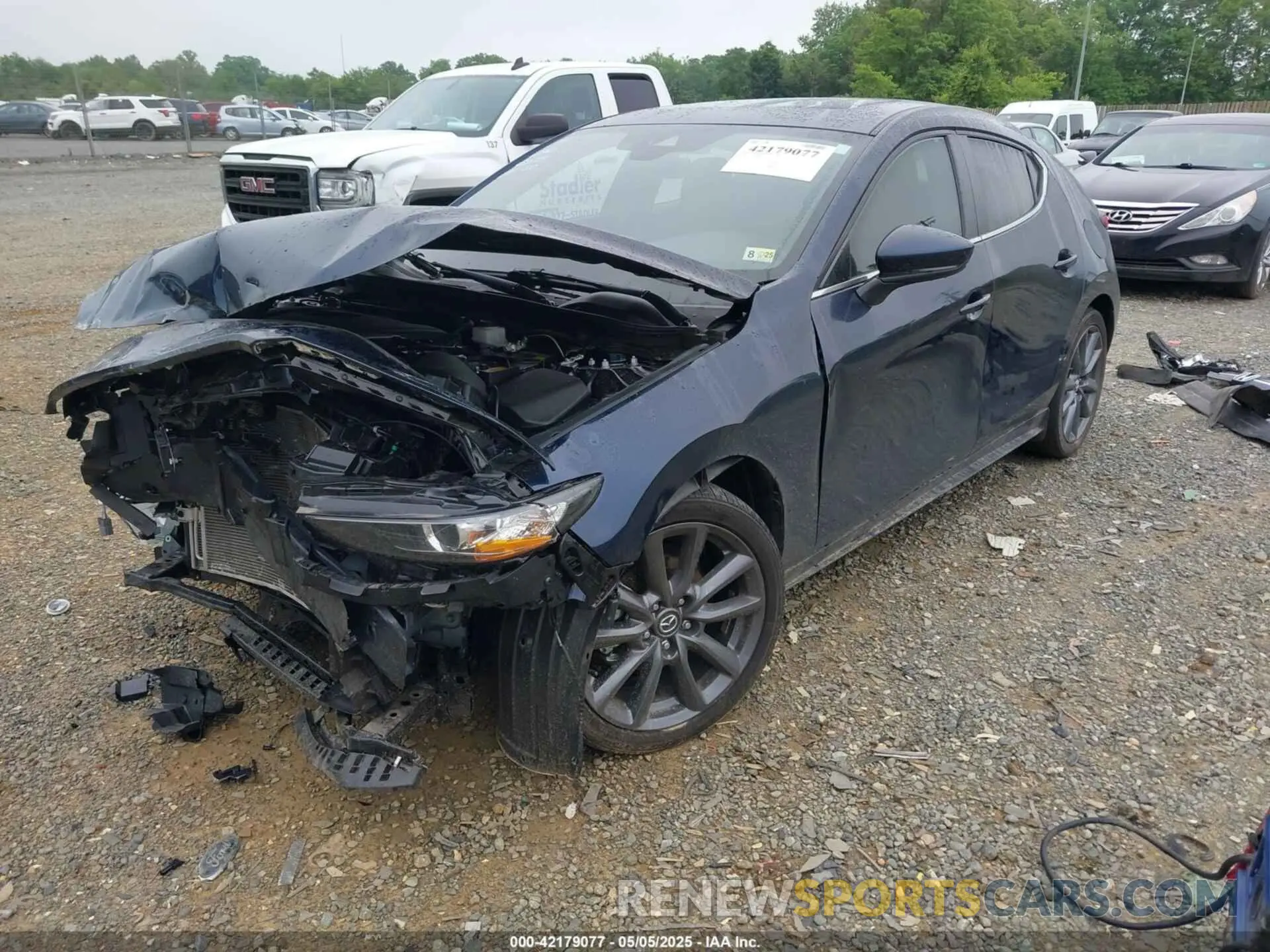 2 Photograph of a damaged car JM1BPALL2N1519259 MAZDA MAZDA3 2022