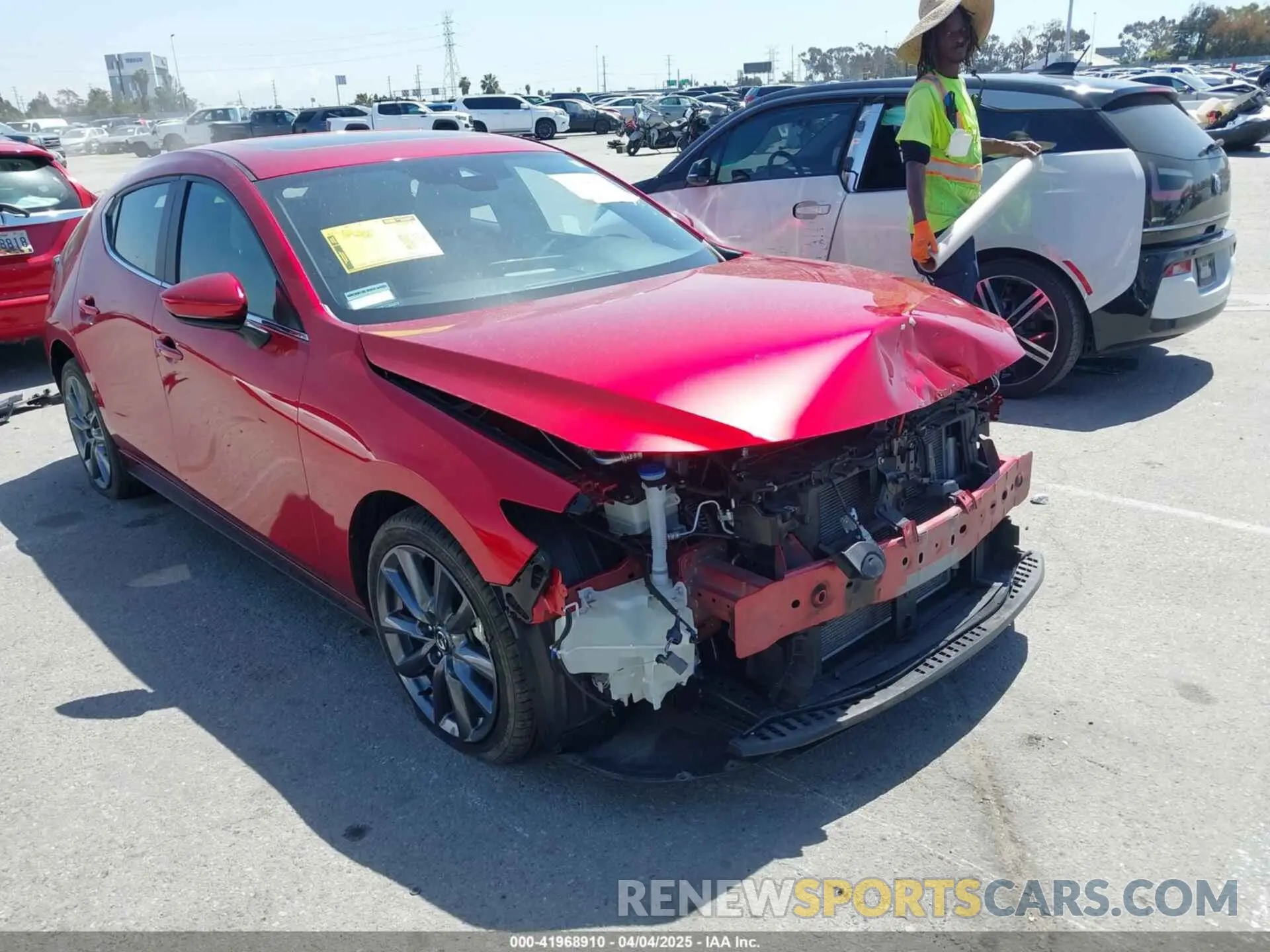 1 Photograph of a damaged car JM1BPALL9N1518688 MAZDA MAZDA3 2022