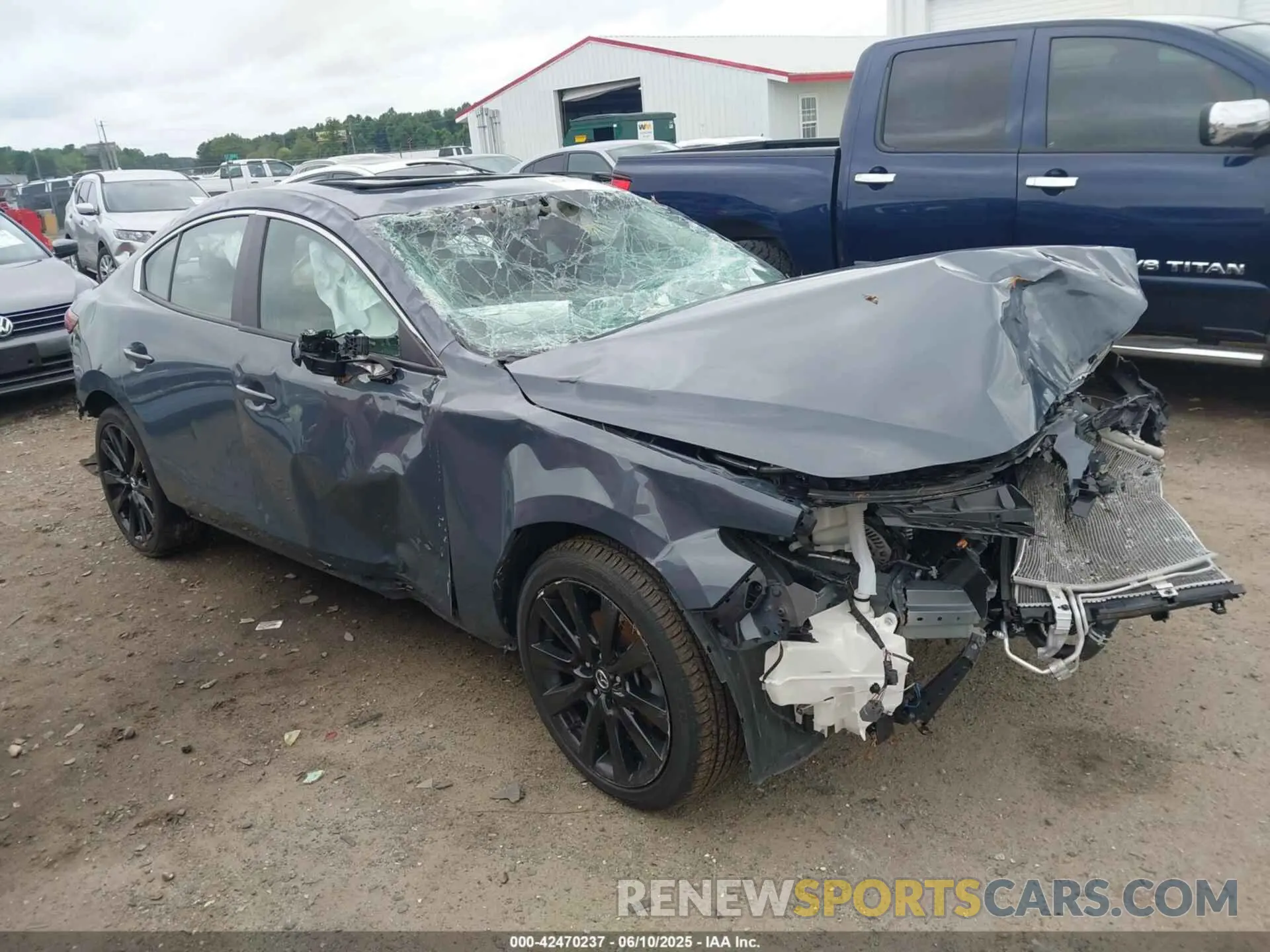 1 Photograph of a damaged car 3MZBPBCM4PM360102 MAZDA MAZDA3 2023