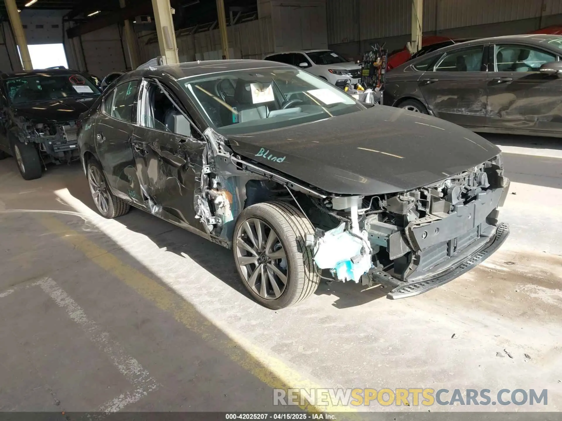 1 Photograph of a damaged car 3MZBPBDM5PM374492 MAZDA MAZDA3 2023